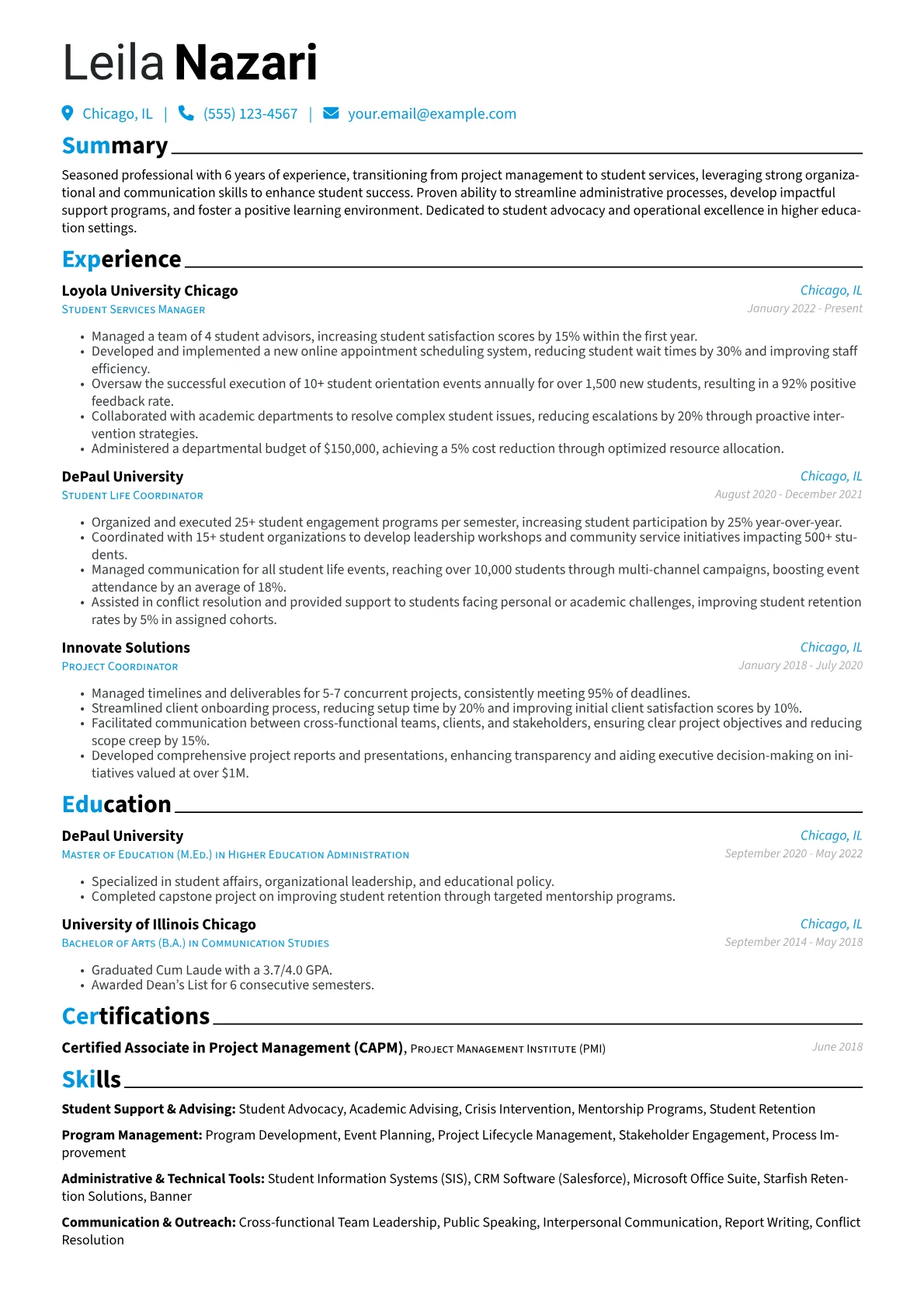Career changer version - Page 1