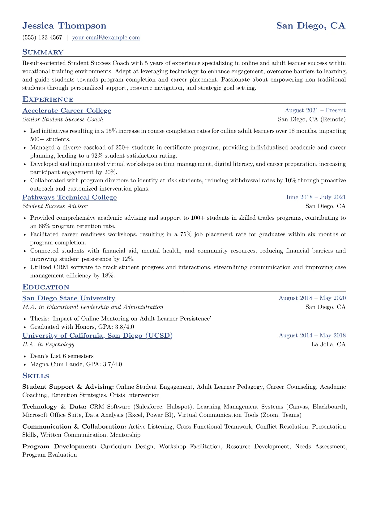 Online & Adult Learner version - Page 1