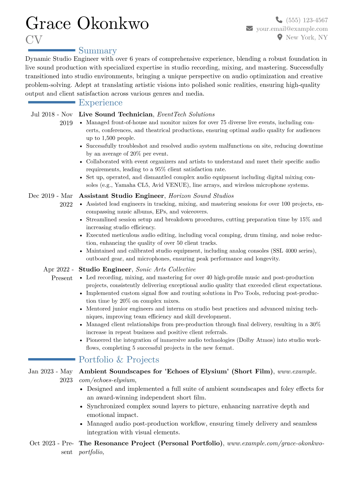 Career changer version - Page 1
