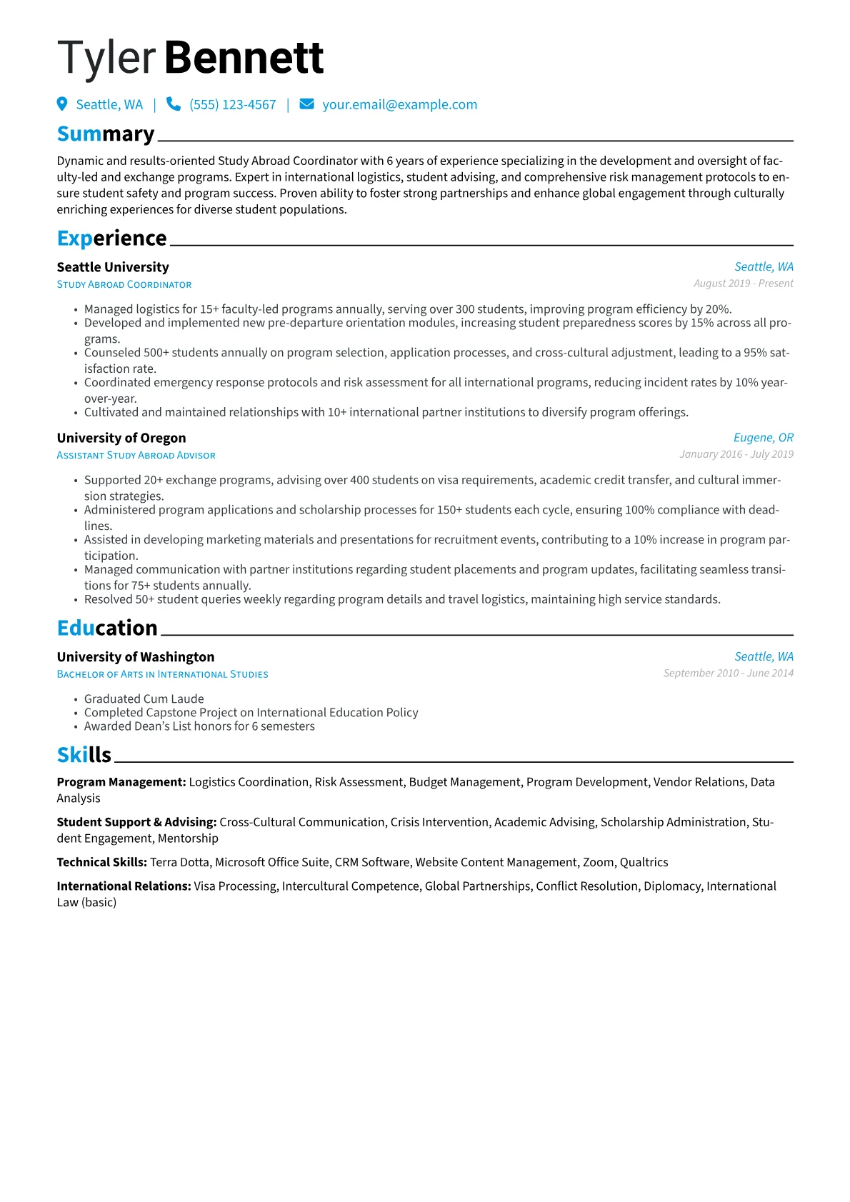 Study Abroad version - Page 1