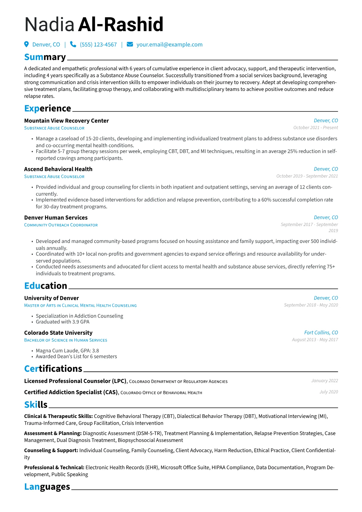 Career changer version - Page 1