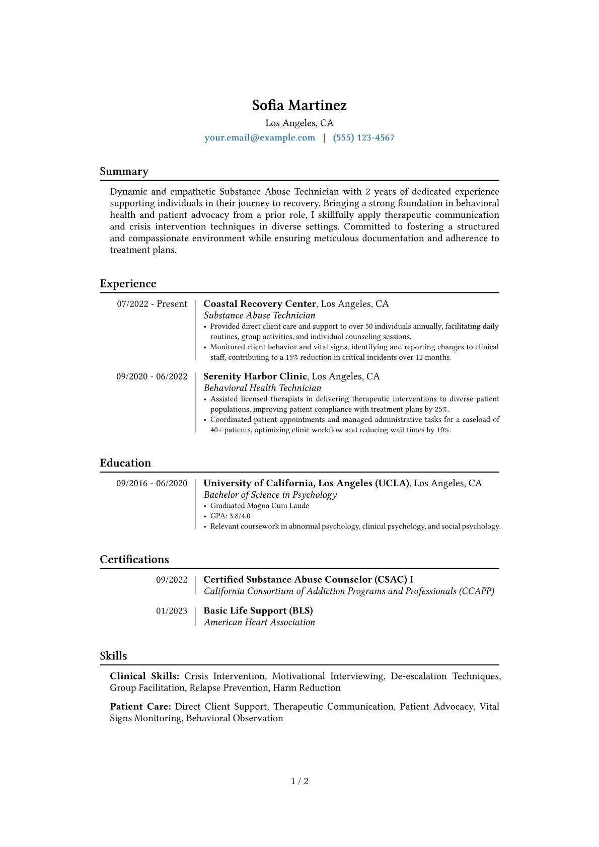Career changer version - Page 1