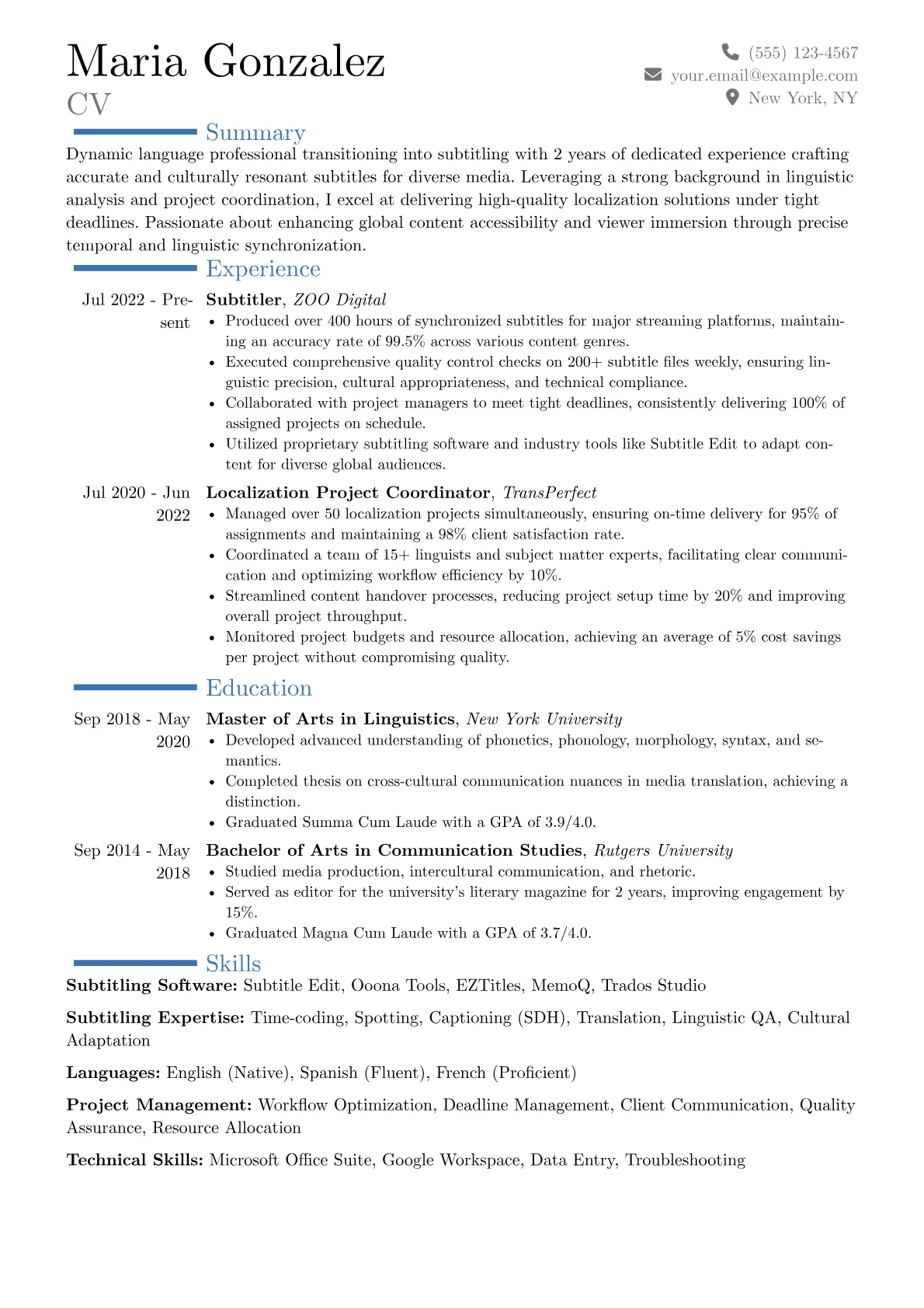 Career changer version - Page 1