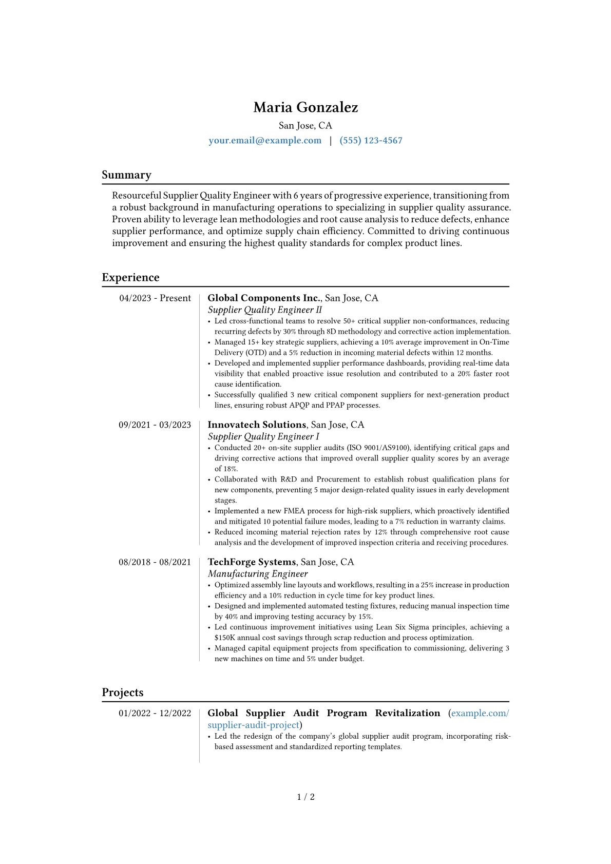 Career changer version - Page 1