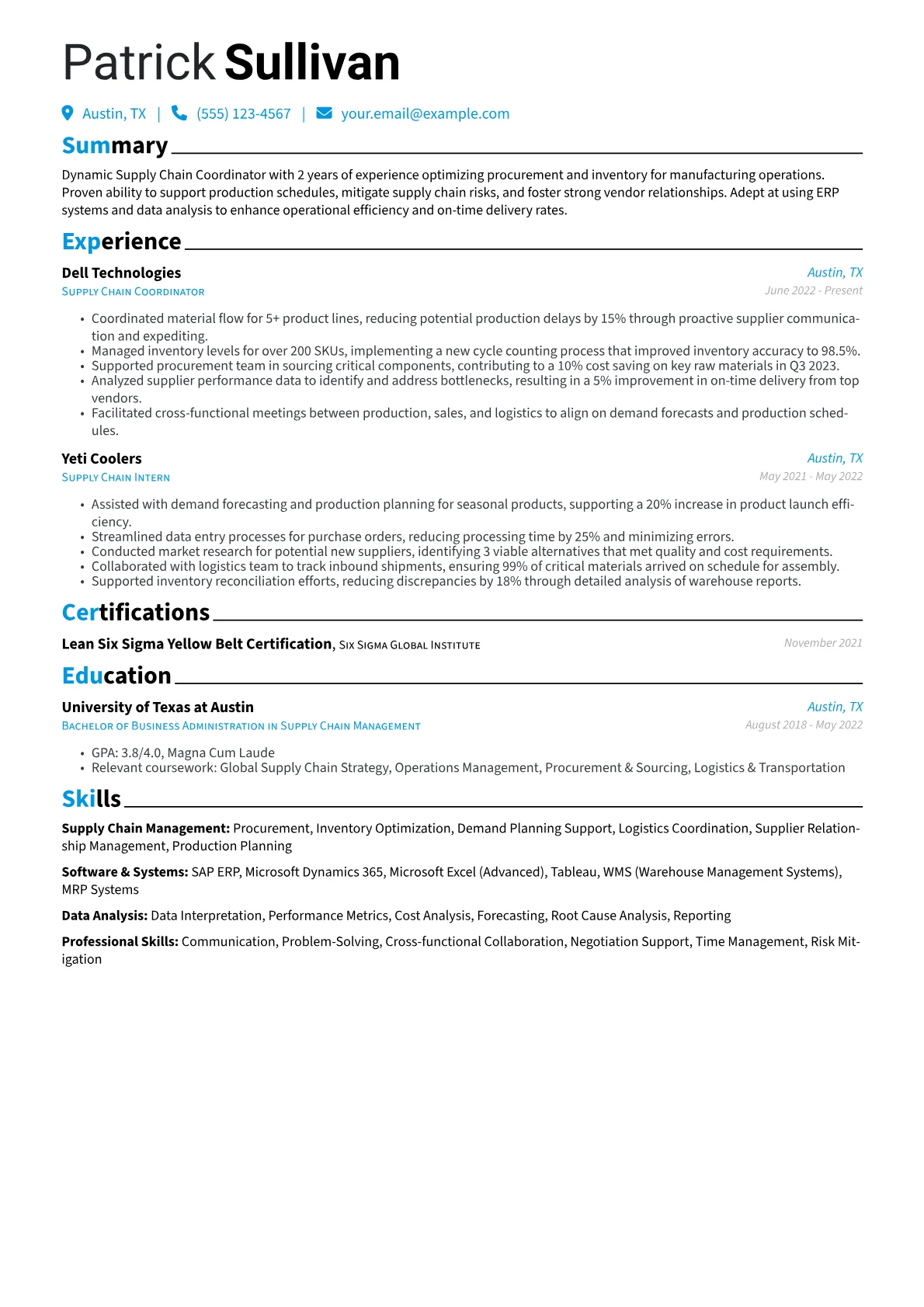 Supply Chain Management version - Page 1