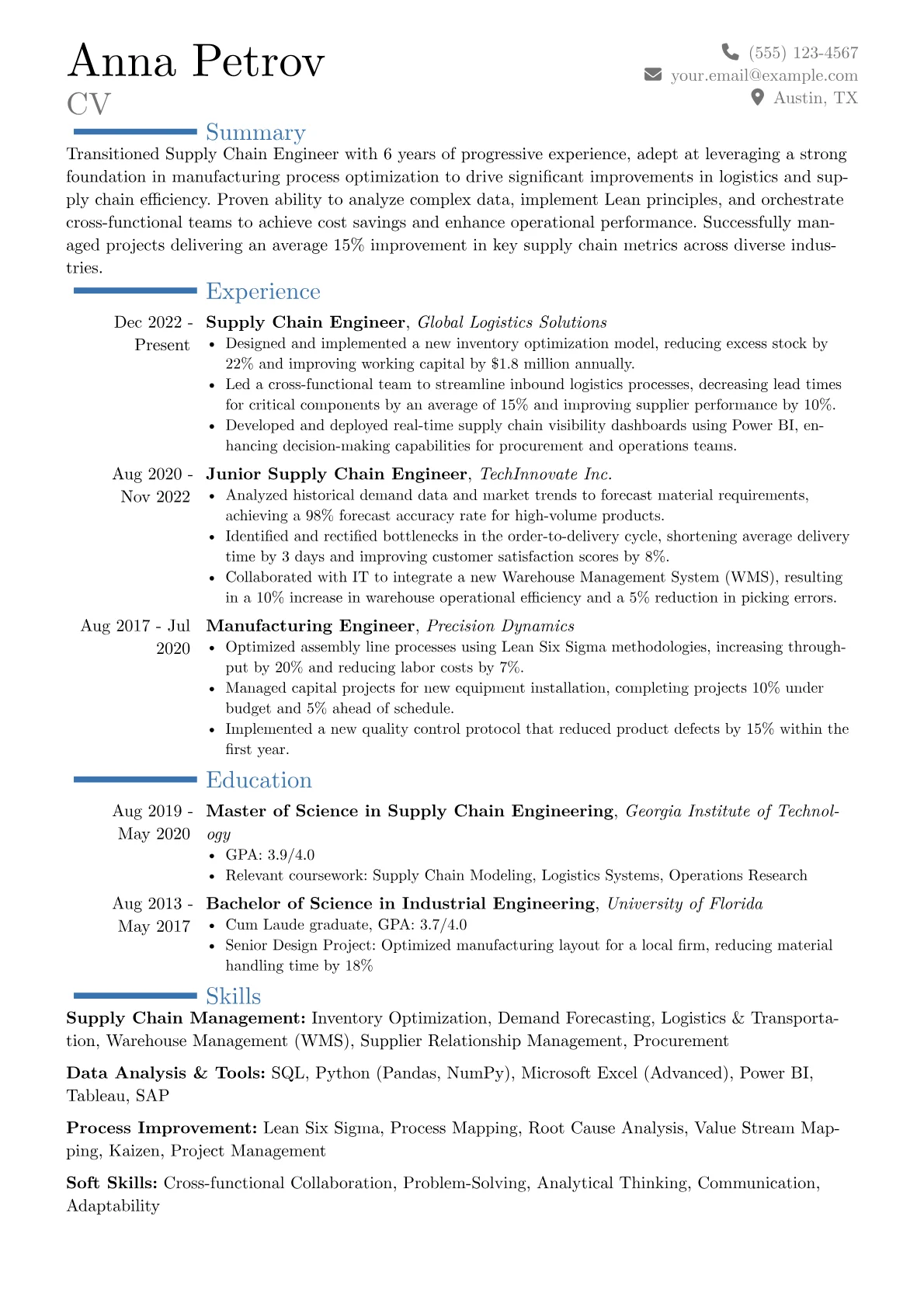 Career changer version - Page 1