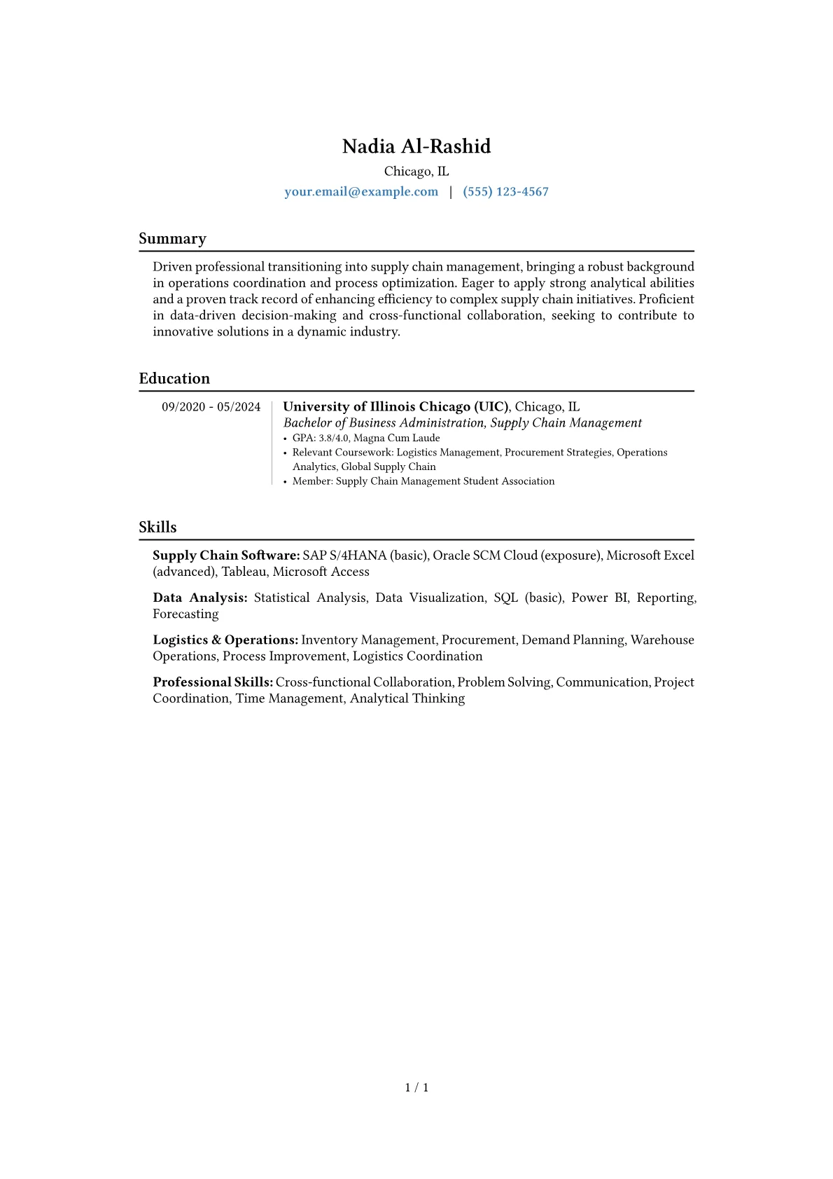 Career changer version - Page 1