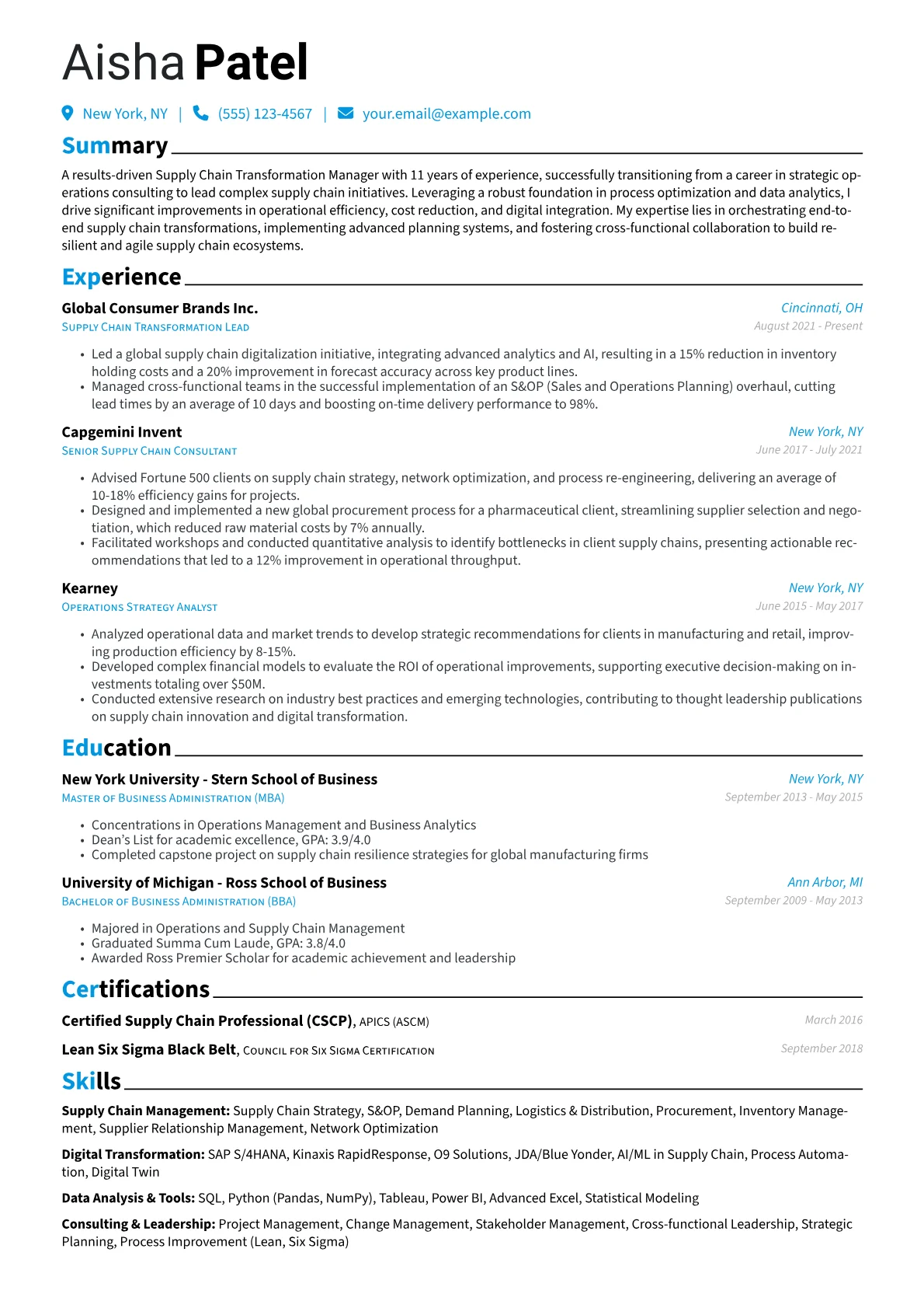 Career changer version - Page 1
