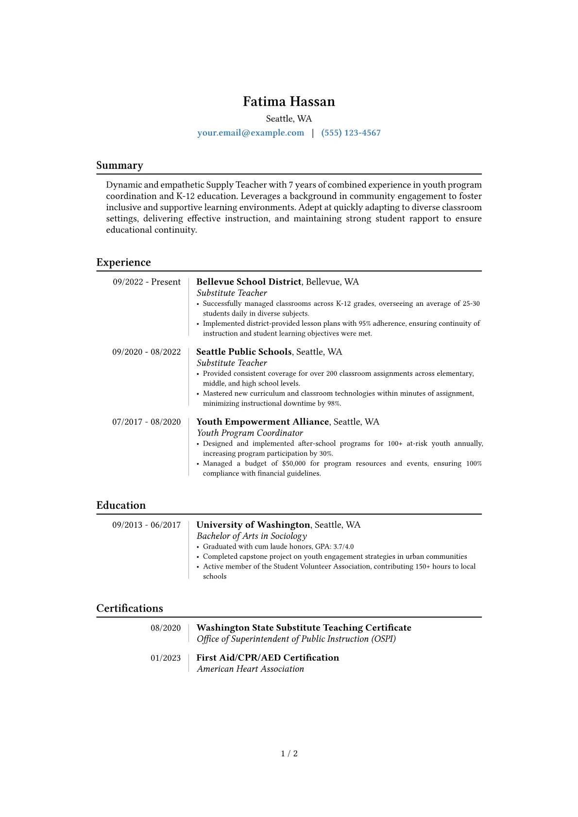 Career changer version - Page 1