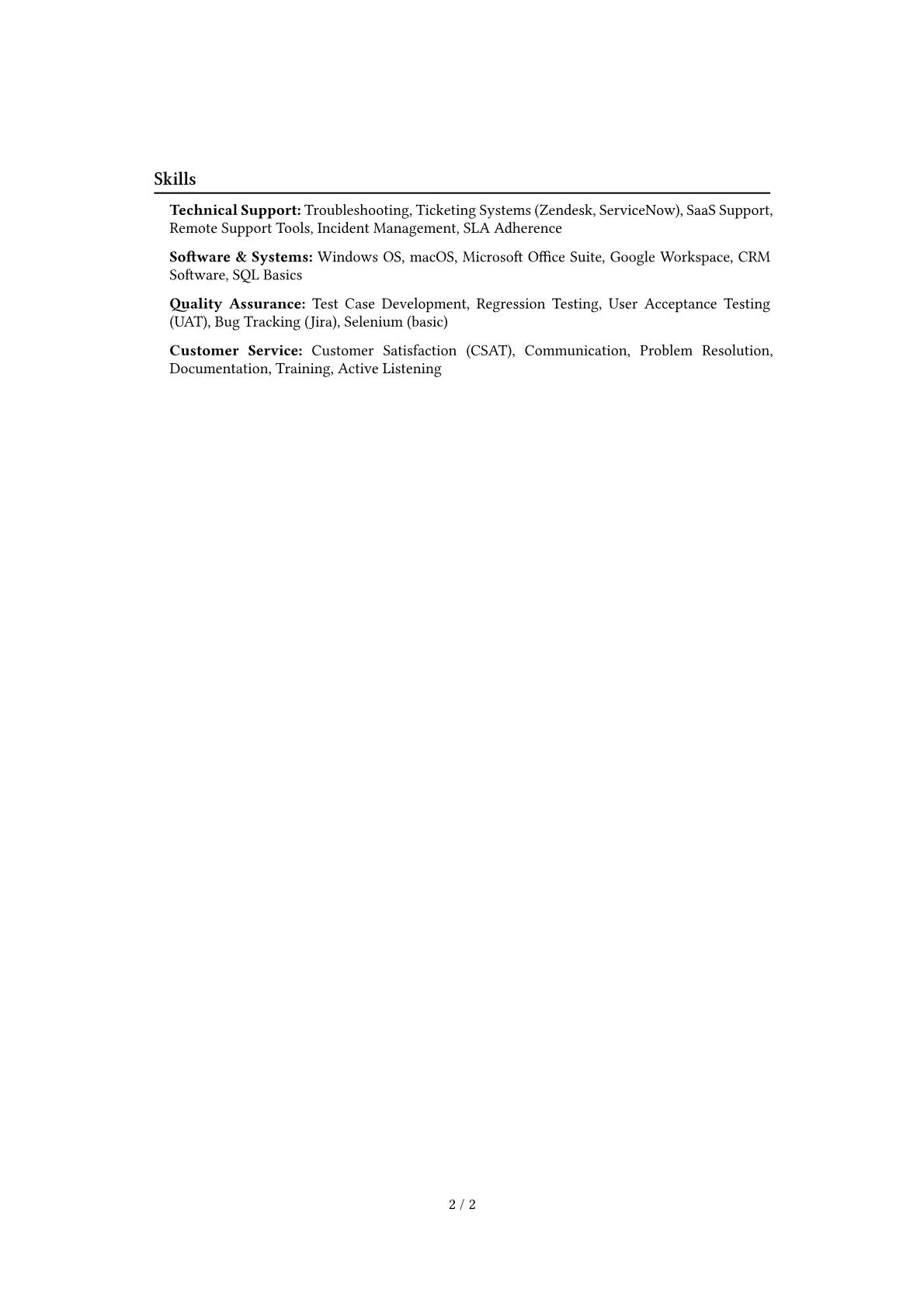 Career changer version - Page 2