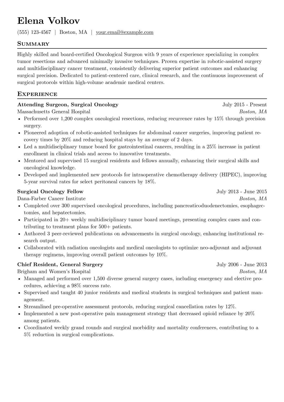 Oncological Surgery version - Page 1