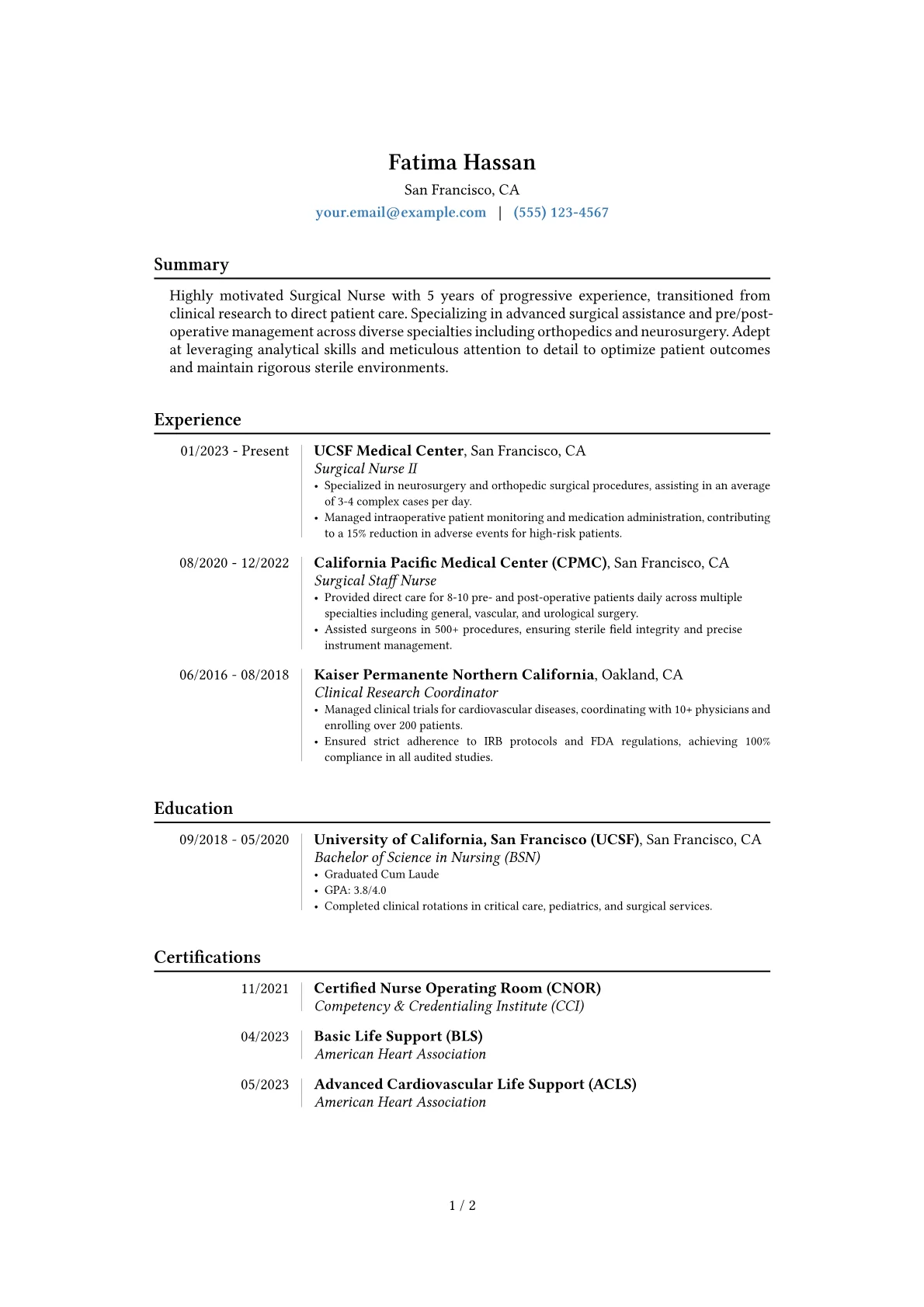 Career changer version - Page 1