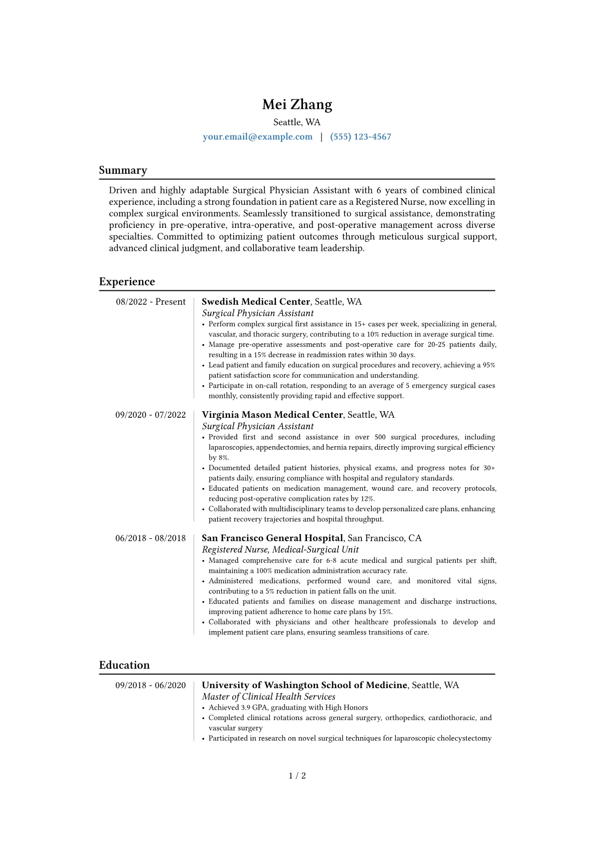 Career changer version - Page 1