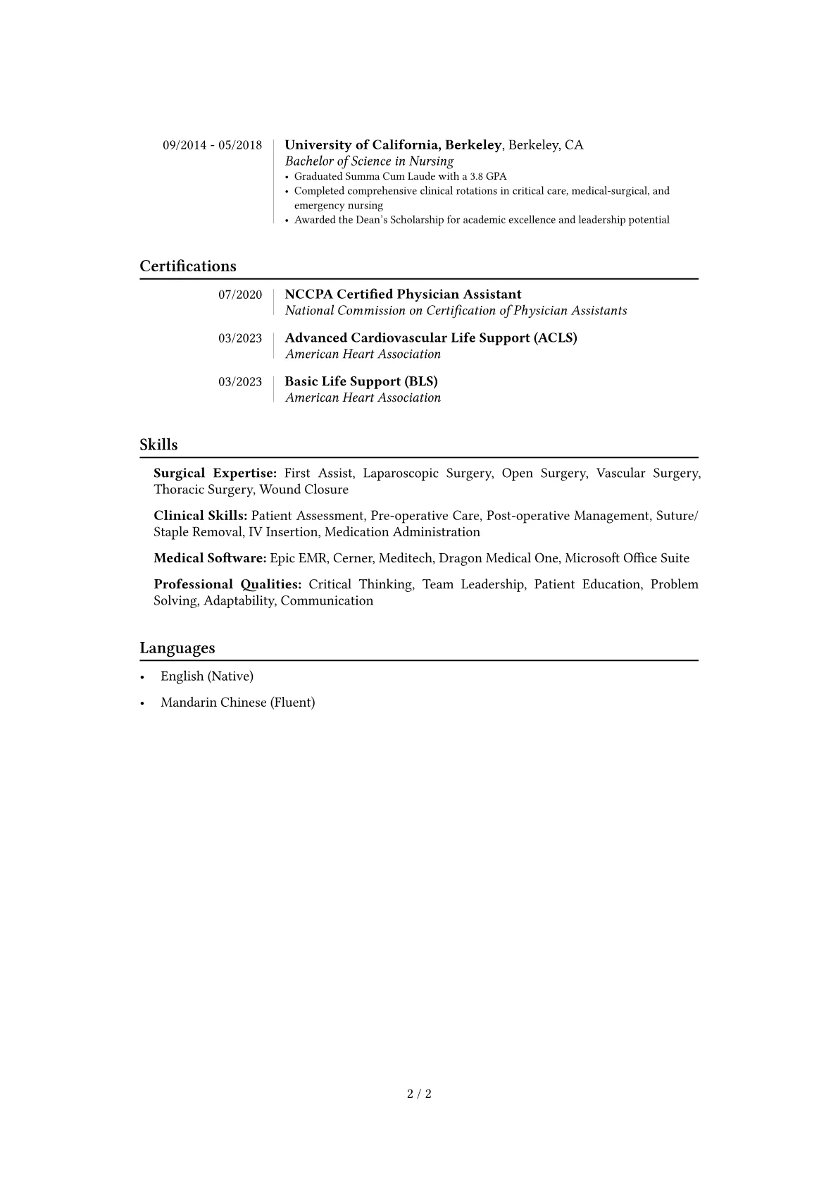 Career changer version - Page 2