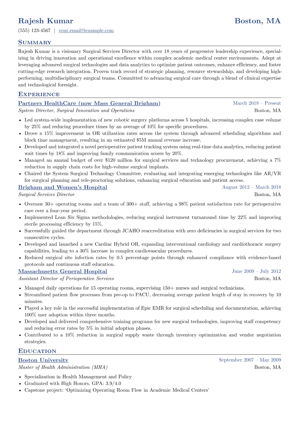 Surgical Services version - Page 1