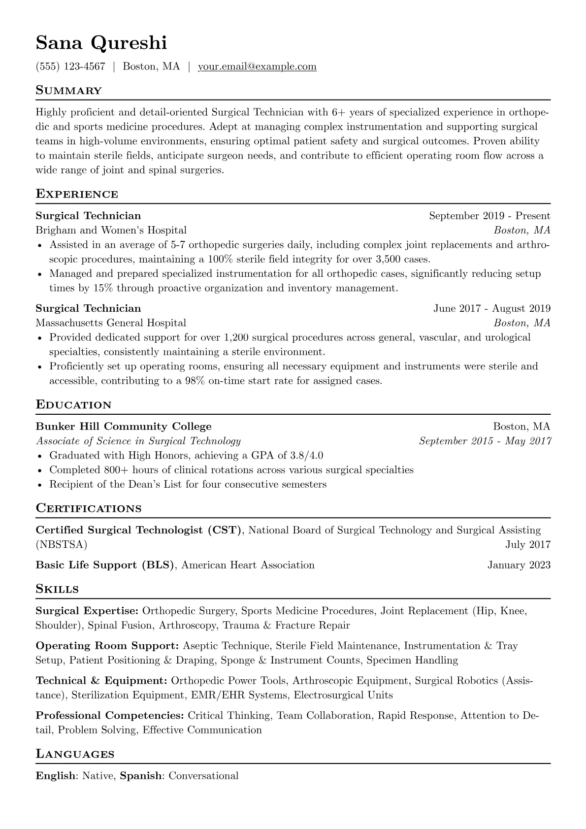 Orthopedic Surgical version - Page 1