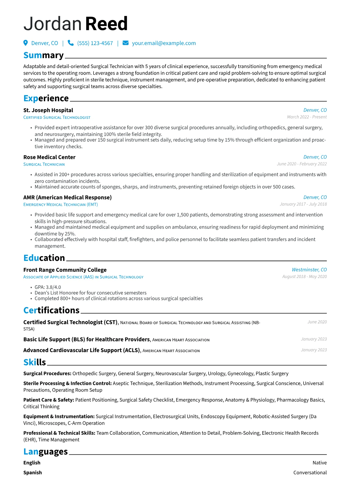 Career changer version - Page 1