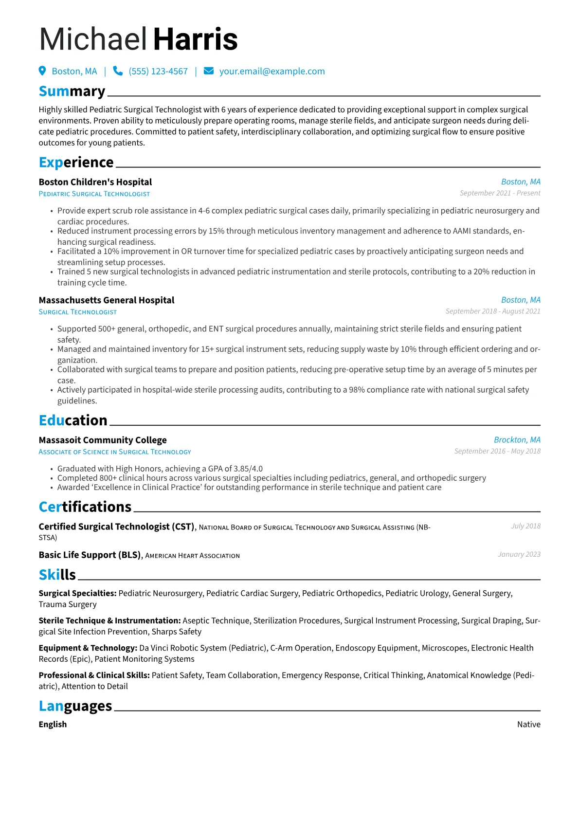 Pediatric Focus version - Page 1