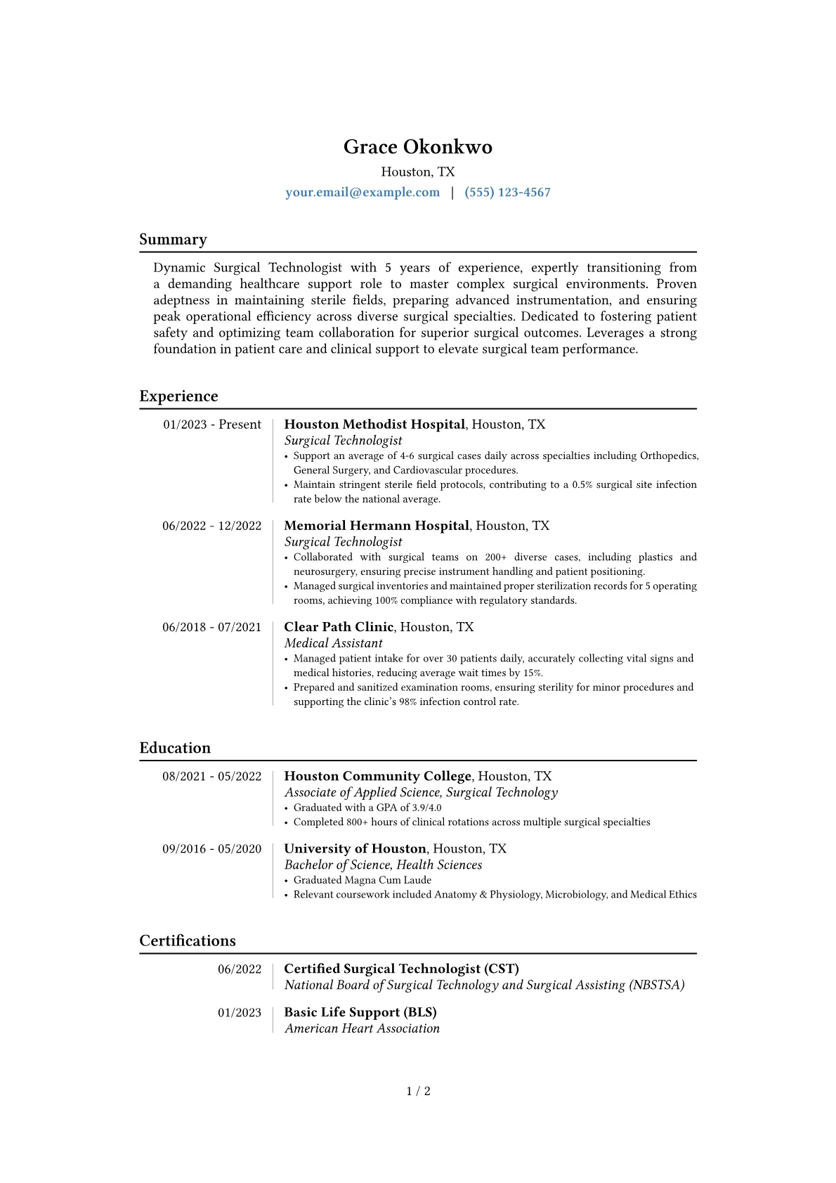 Career changer version - Page 1