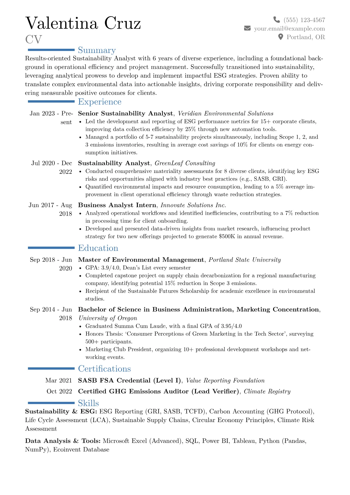 Career changer version - Page 1