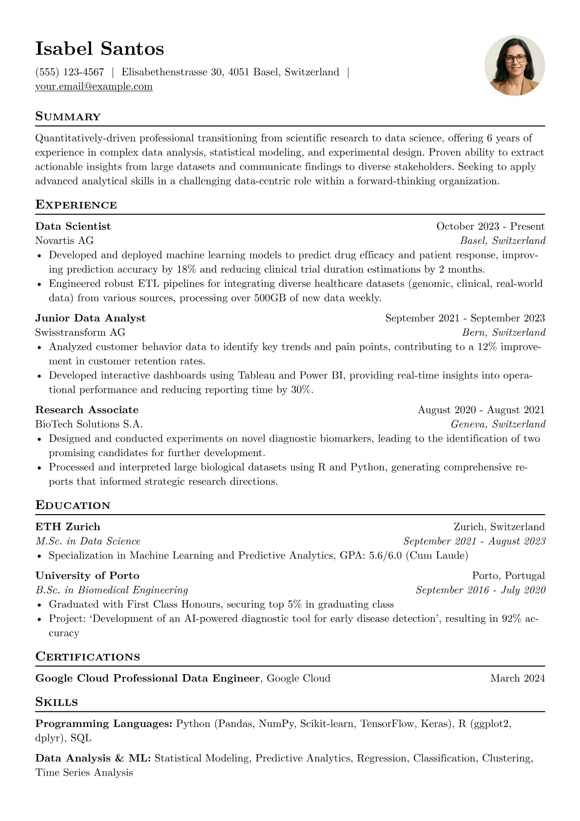 Career changer version - Page 1