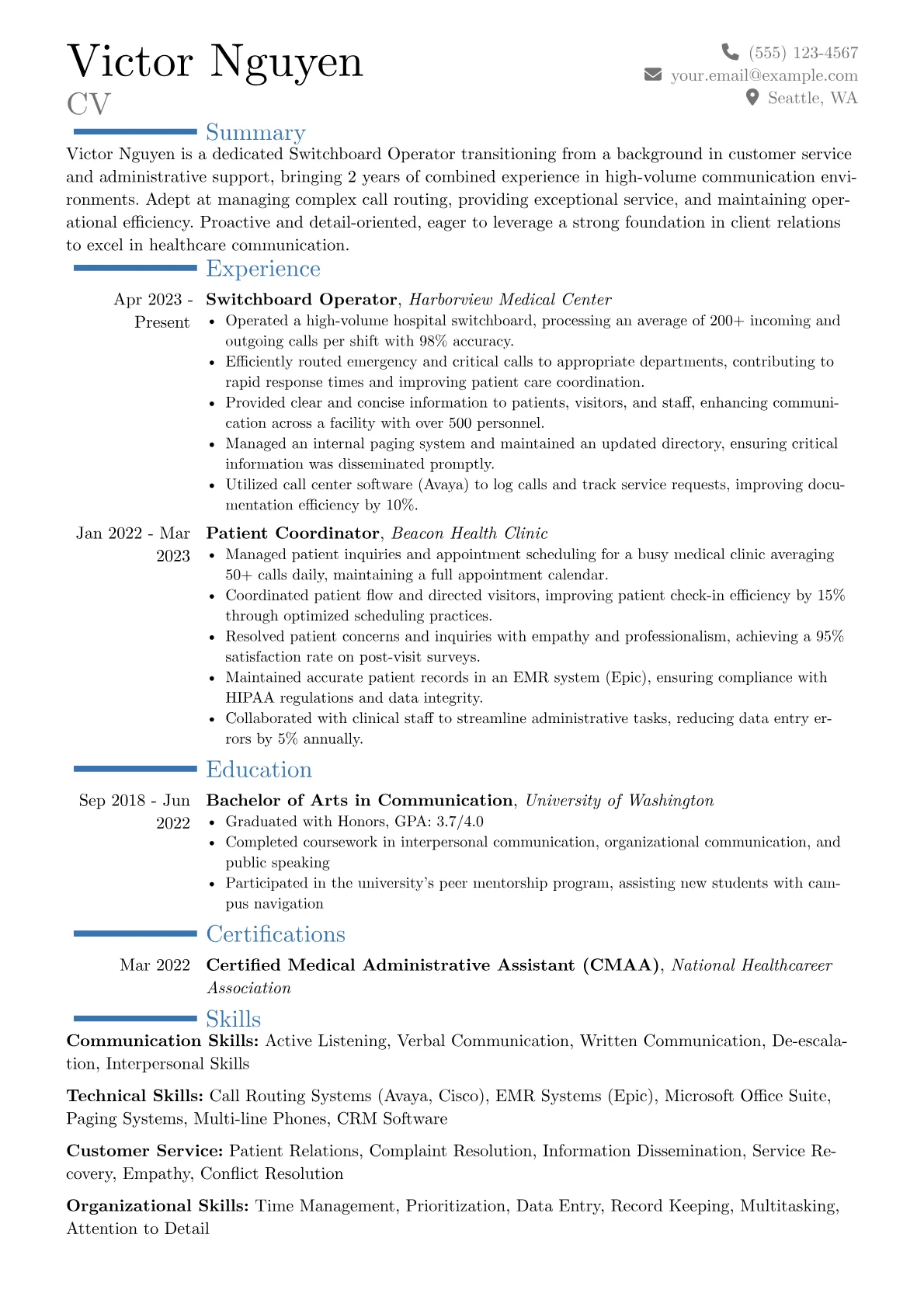 Career changer version - Page 1