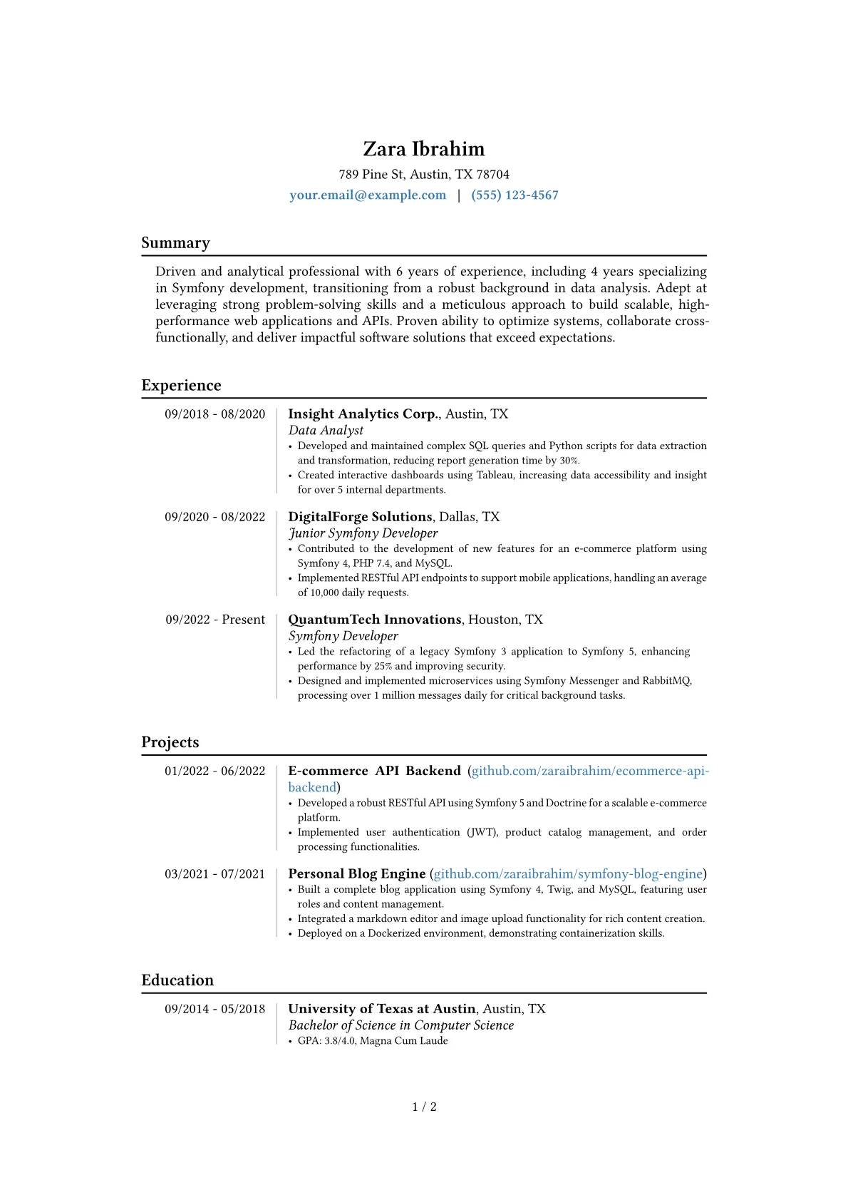 Career changer version - Page 1
