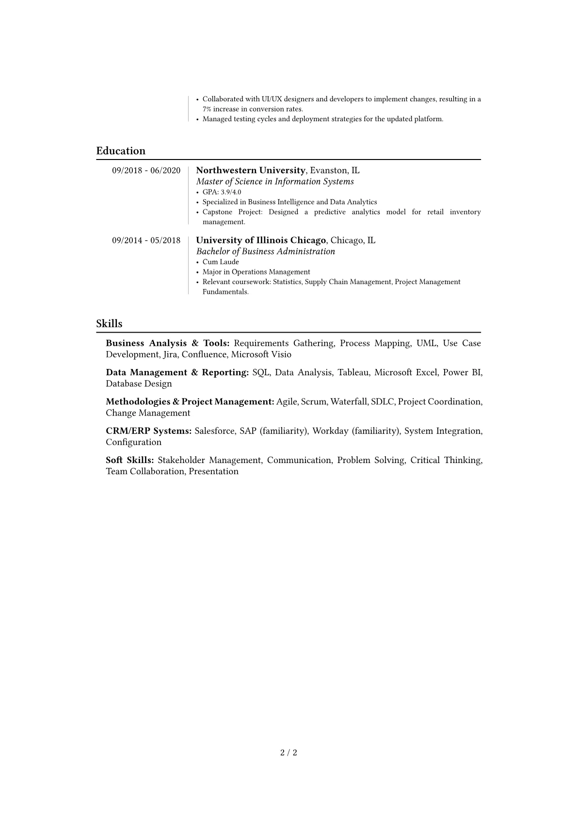 Career changer version - Page 2