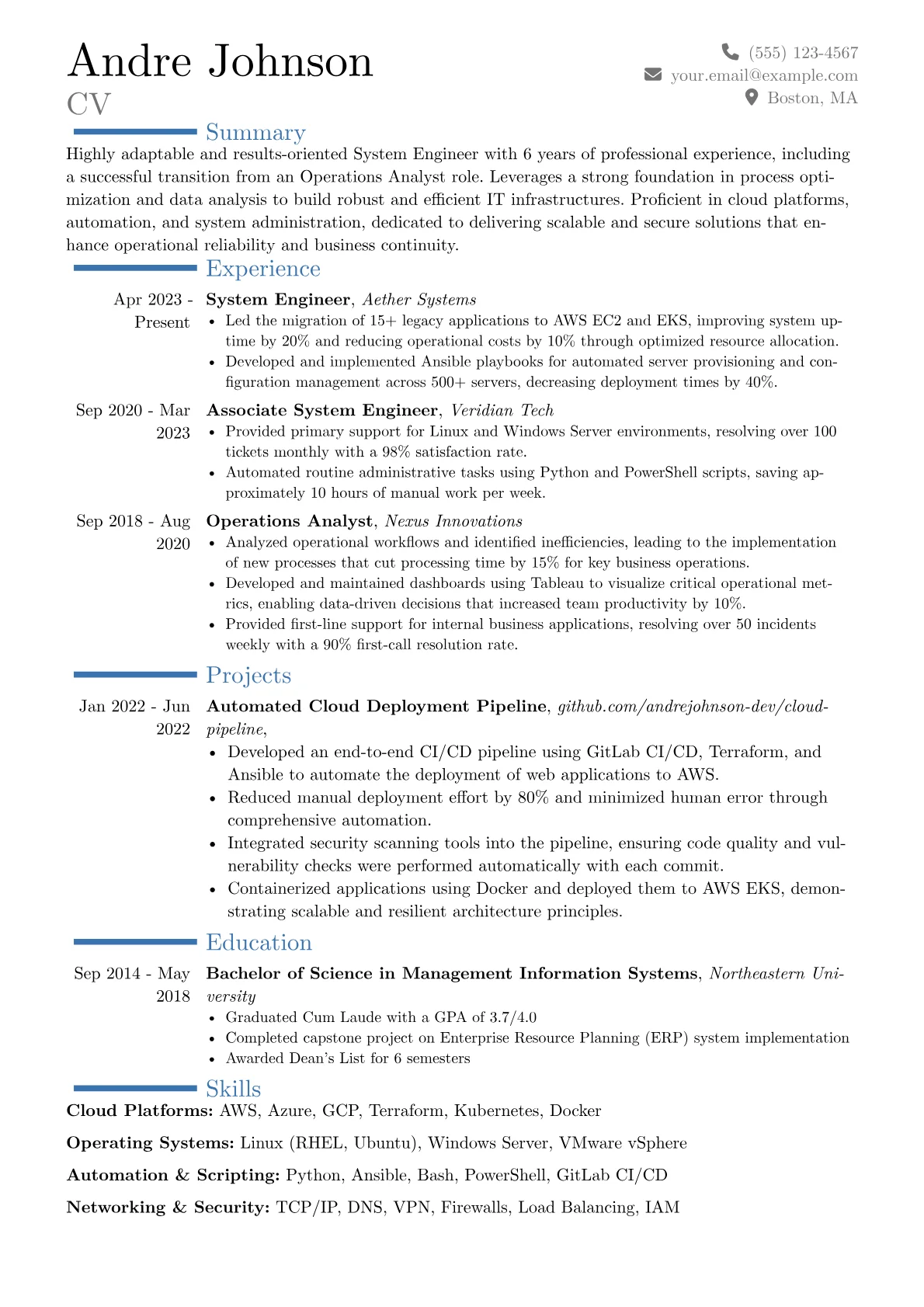 Career changer version - Page 1