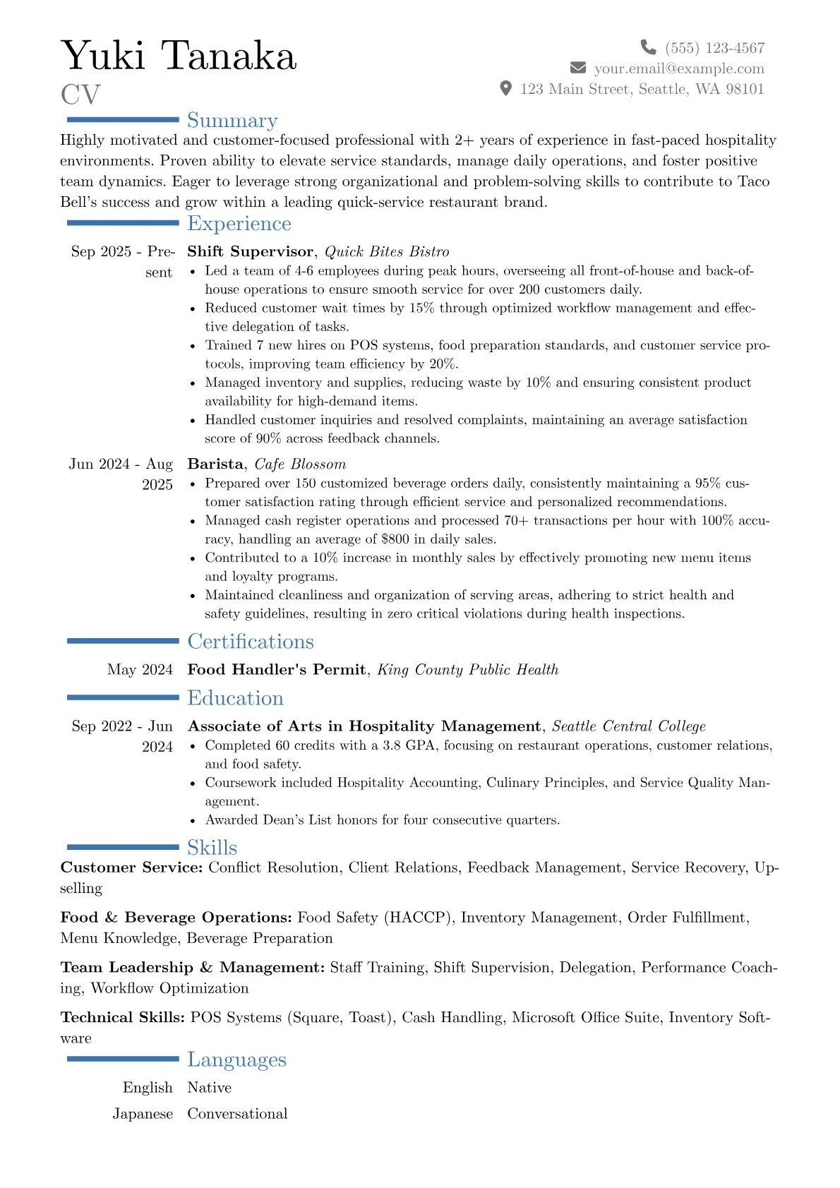 Career changer version - Page 1