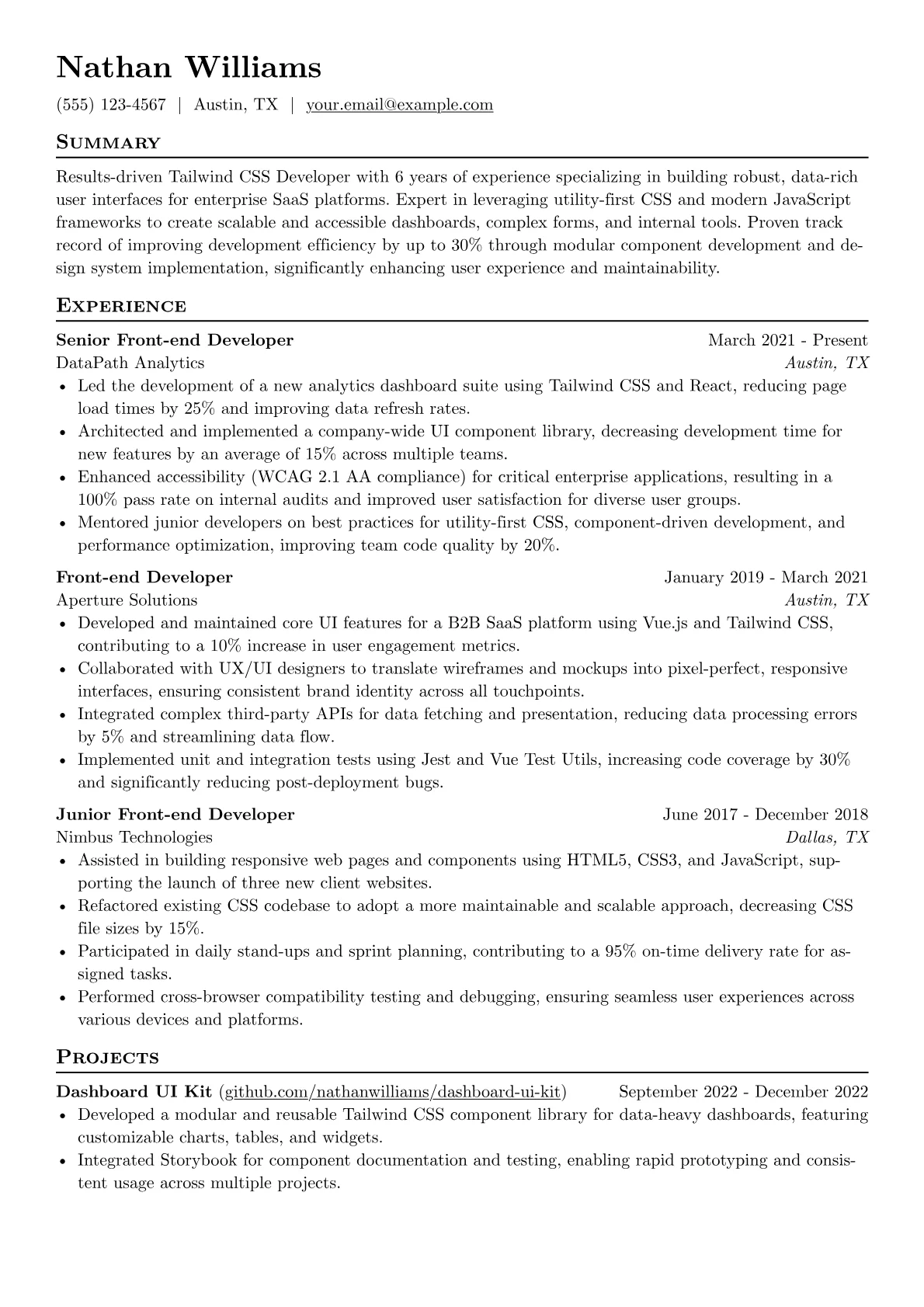SaaS / Enterprise Data version - Page 1