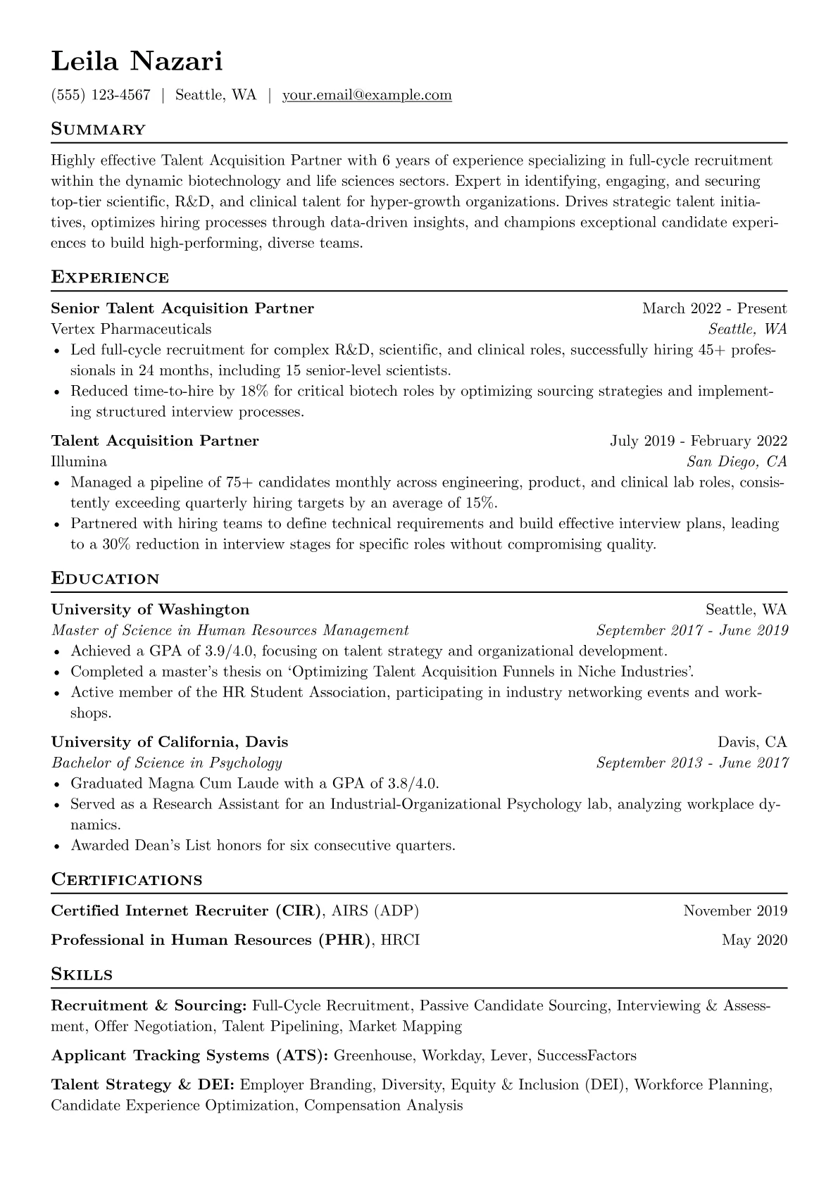 Biotech Talent version - Page 1