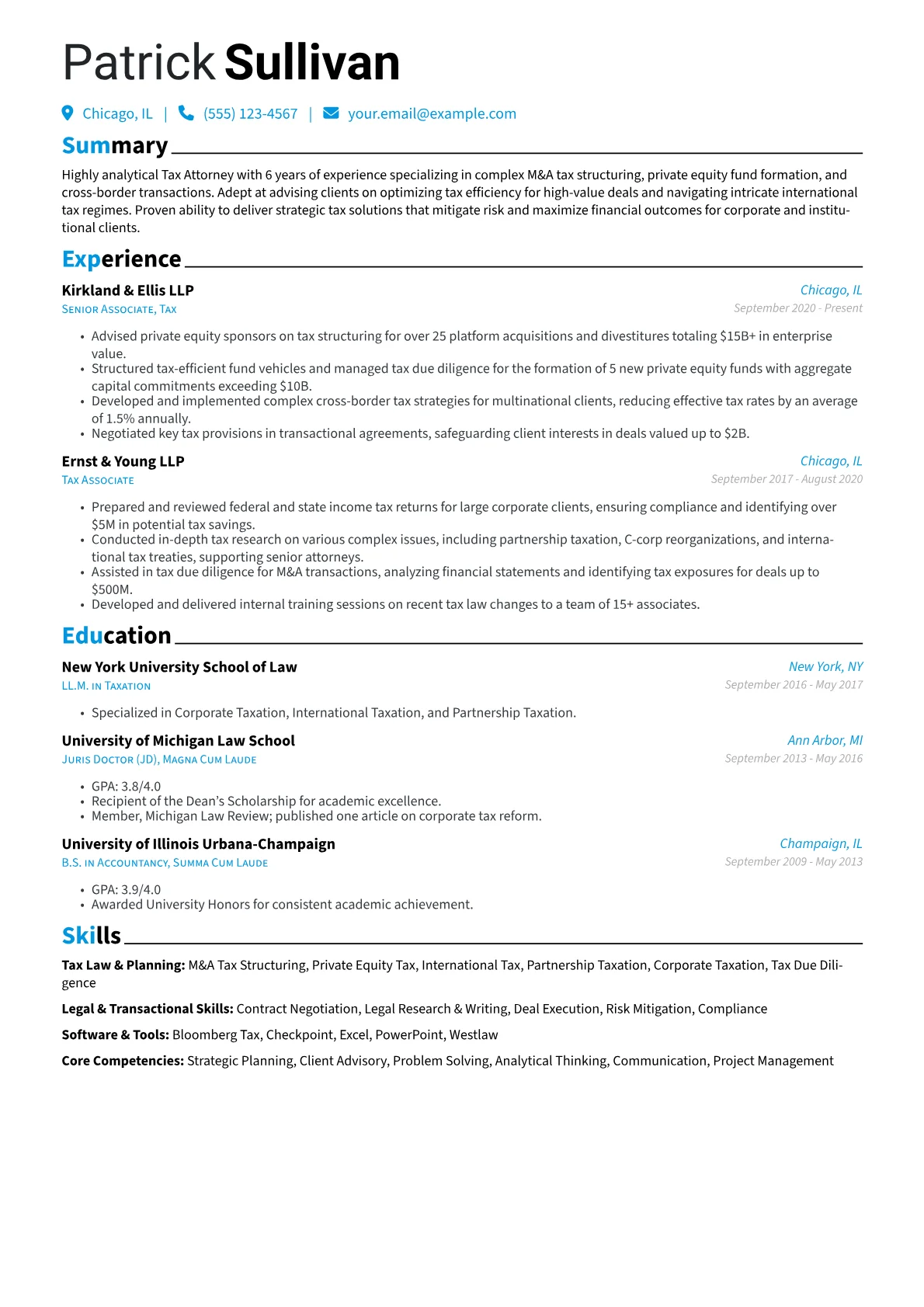 Tax Law & Planning version - Page 1
