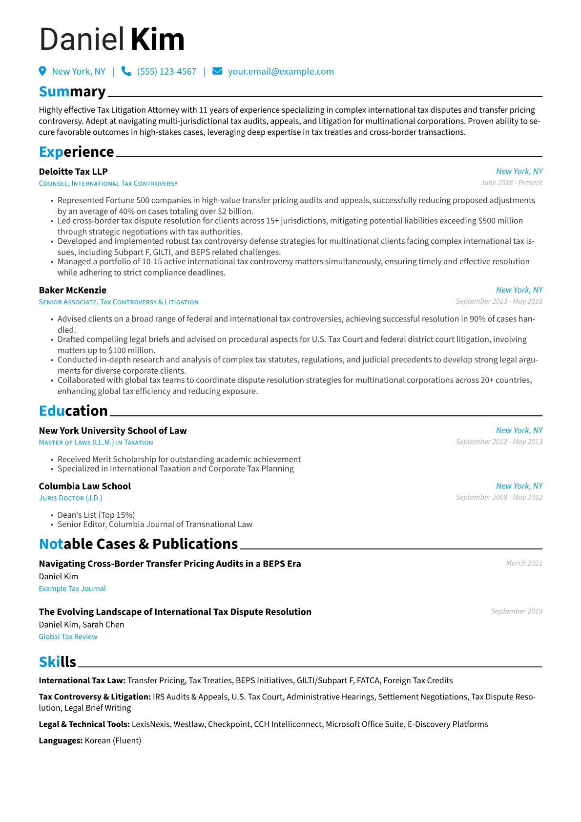 International Tax version - Page 1