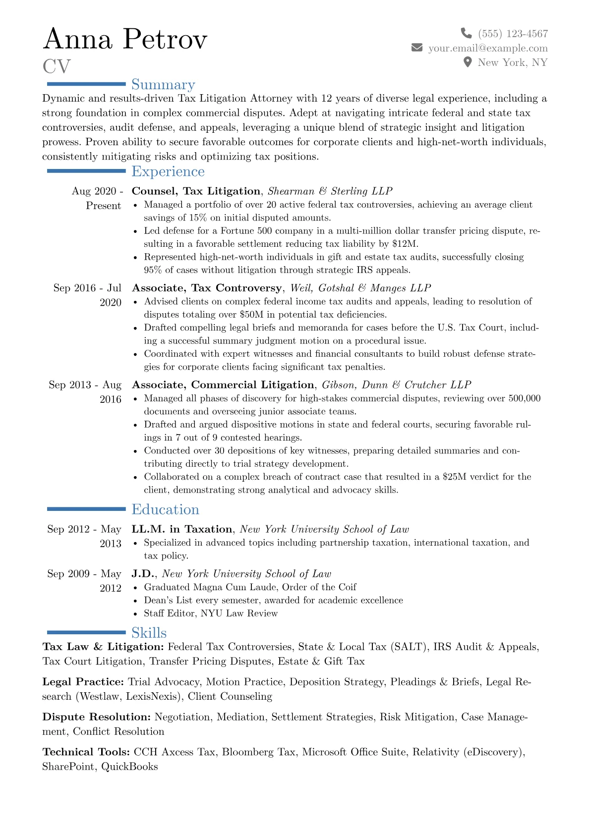 Career changer version - Page 1