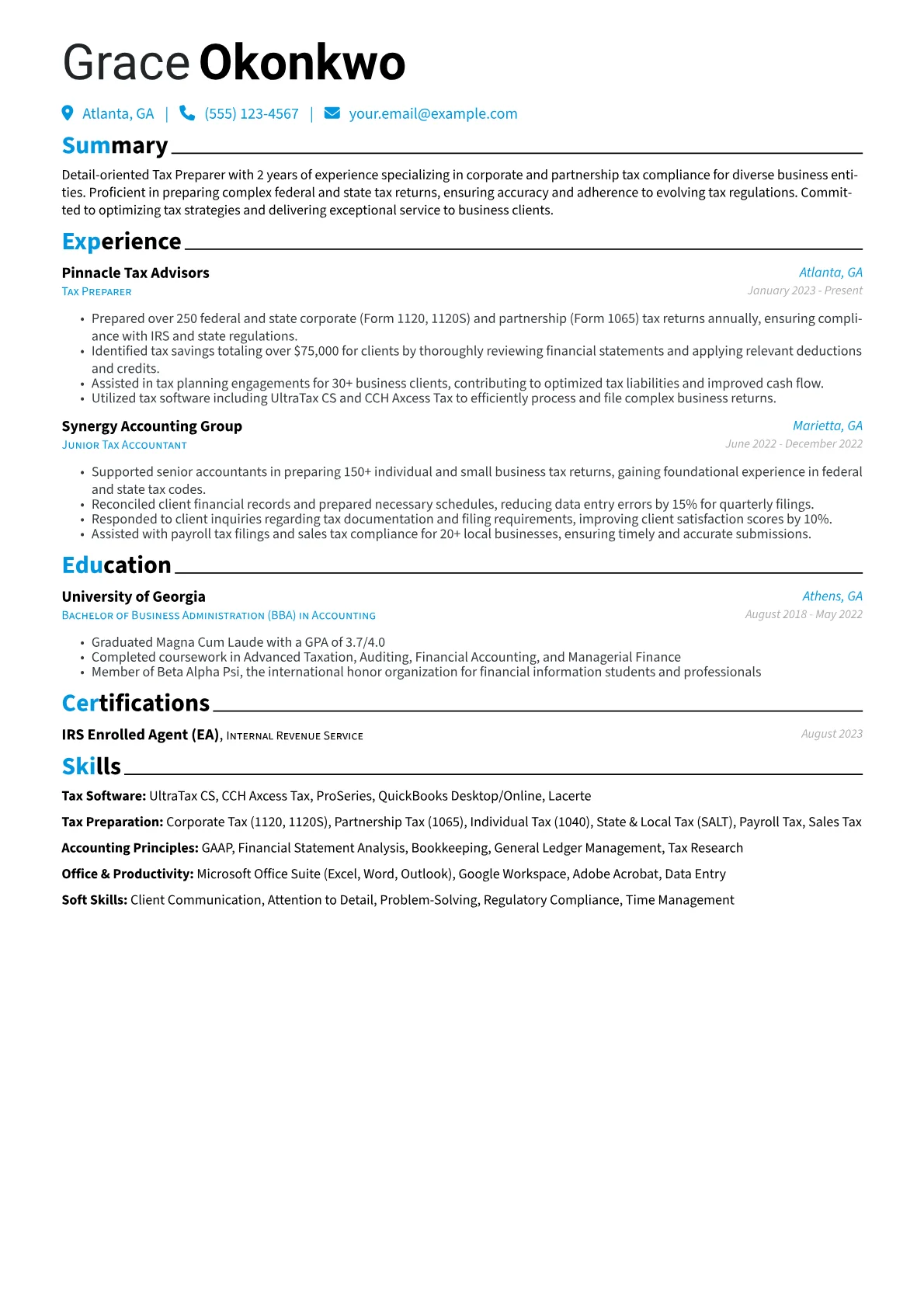 Corporate version - Page 1