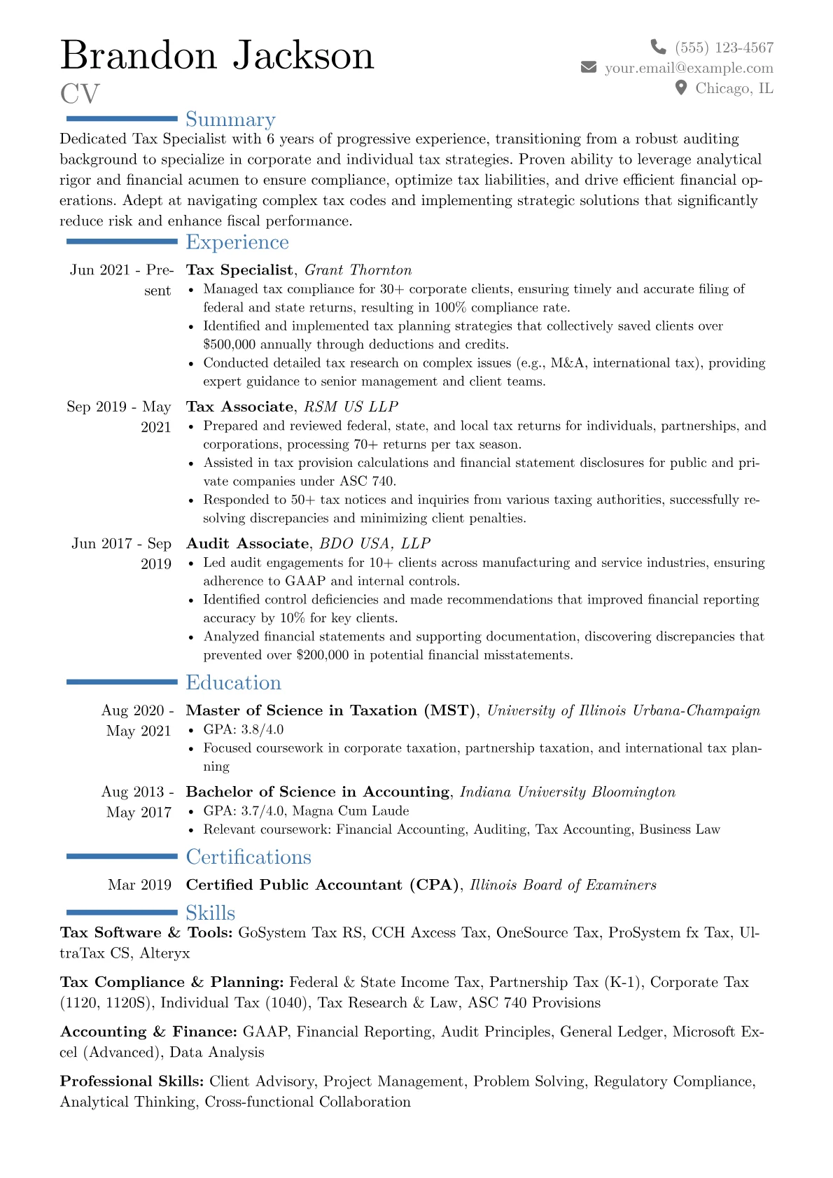 Career changer version - Page 1