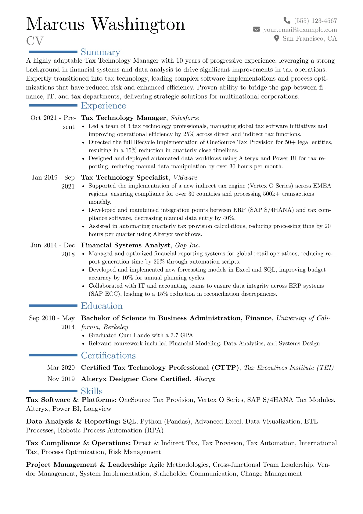 Career changer version - Page 1
