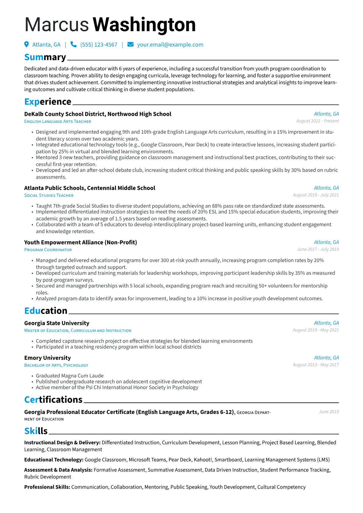 Career changer version - Page 1