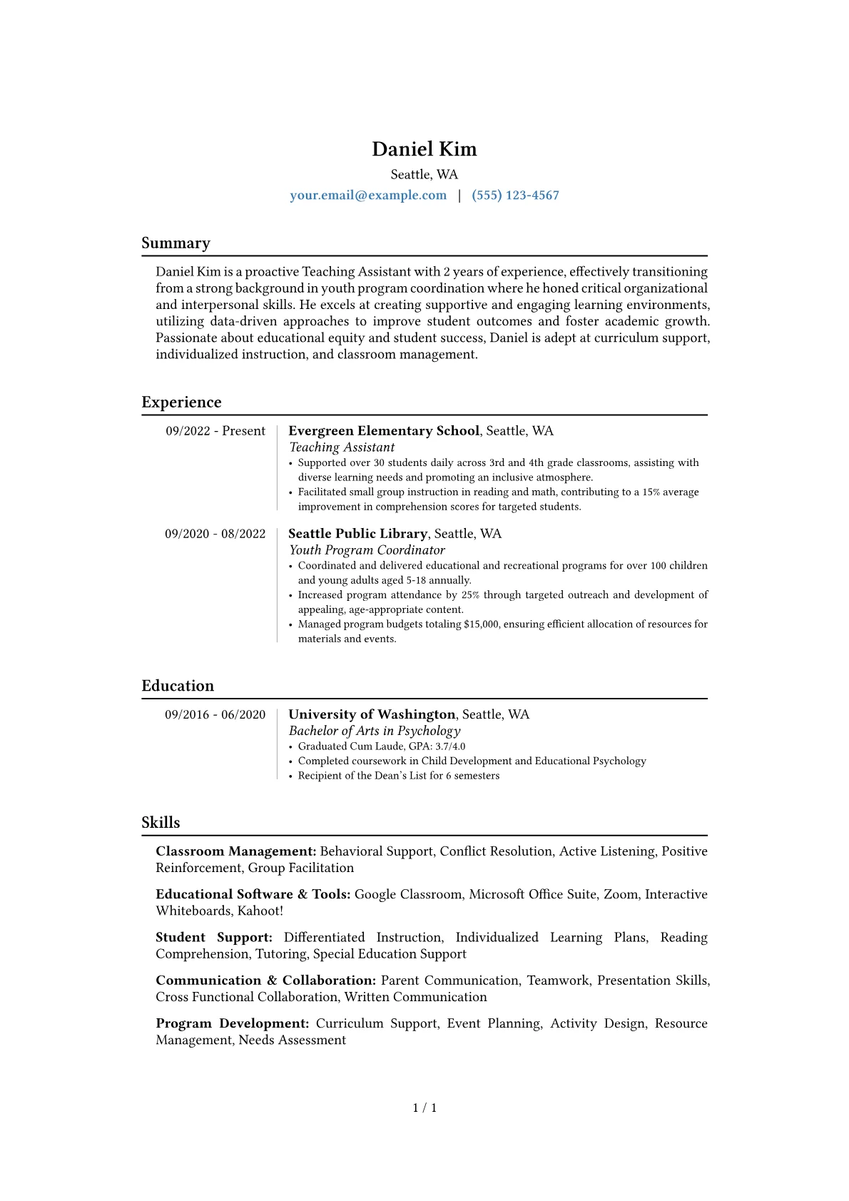 Career changer version - Page 1