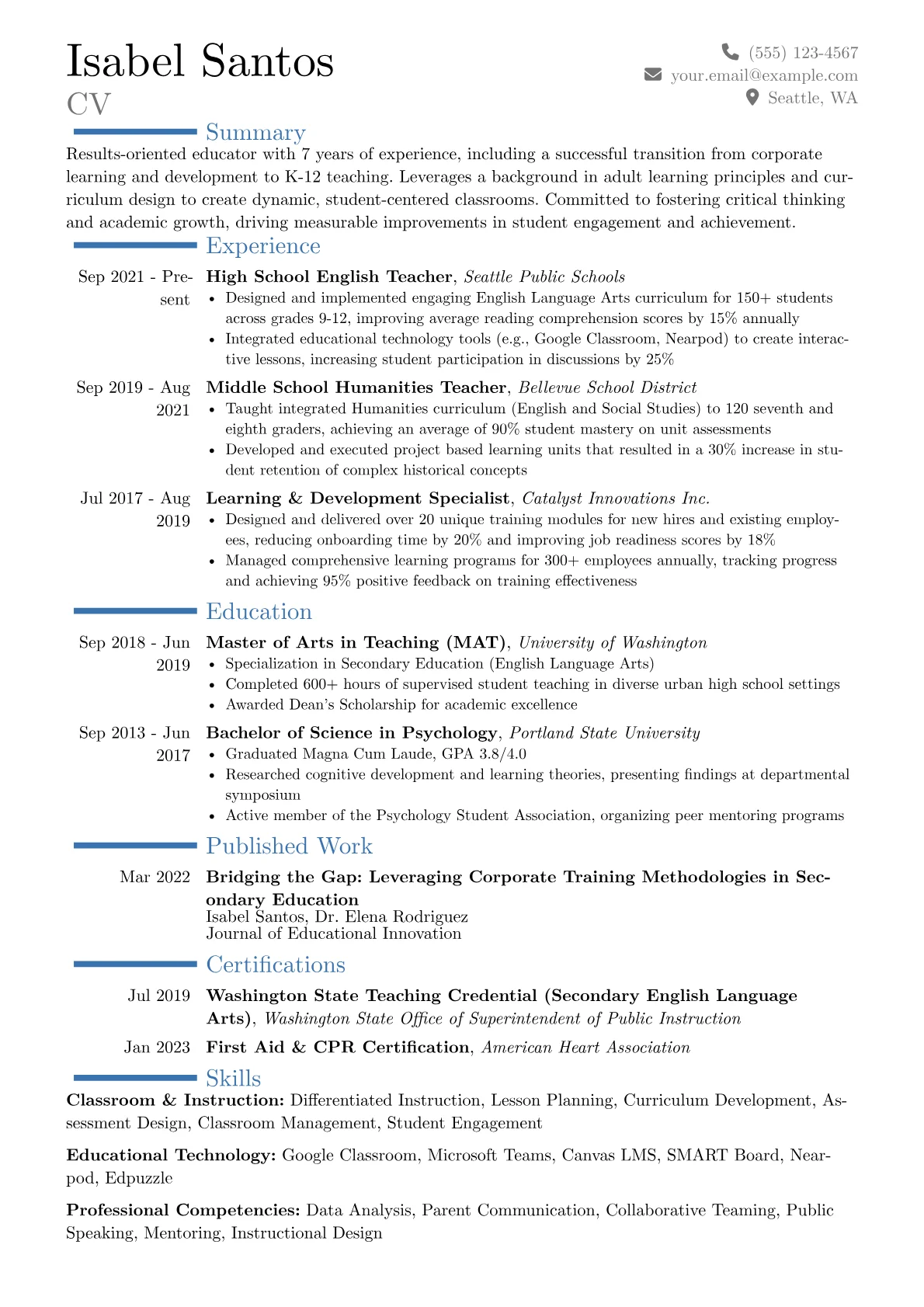Career changer version - Page 1