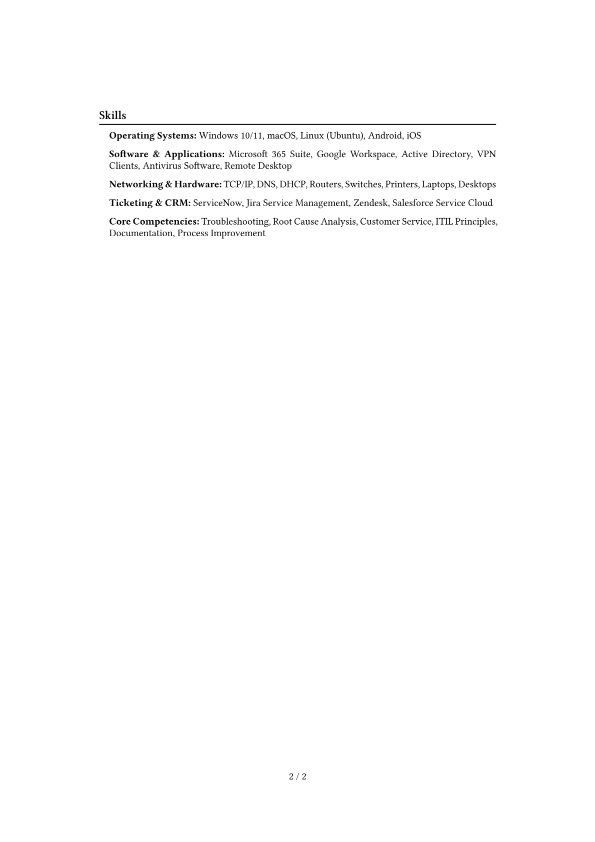 Career changer version - Page 2