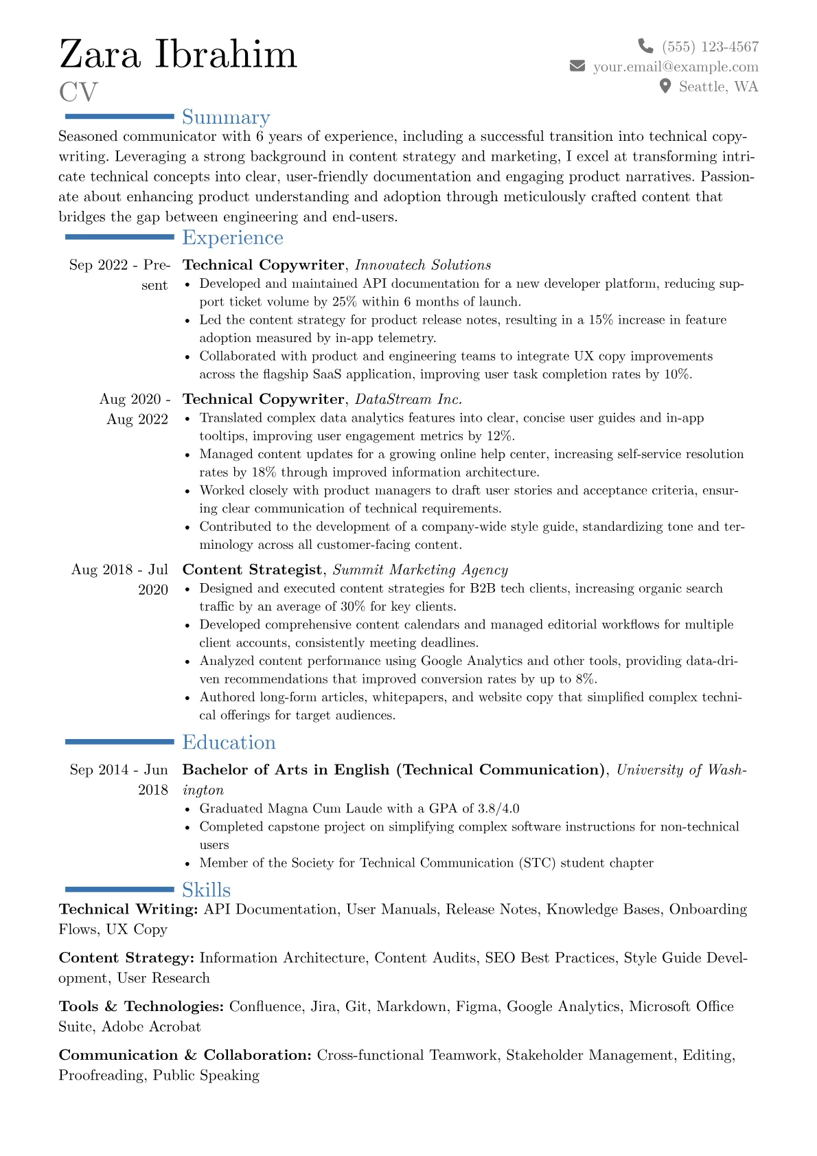 Career changer version - Page 1