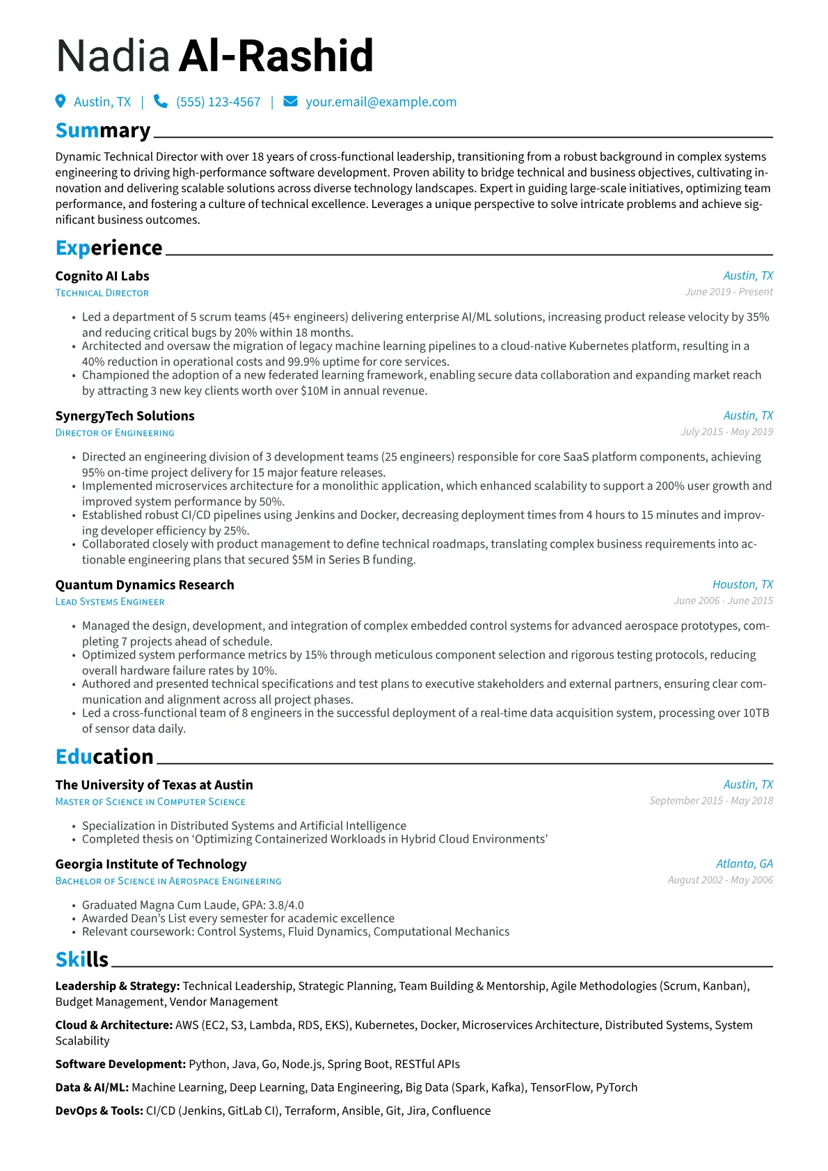 Career changer version - Page 1