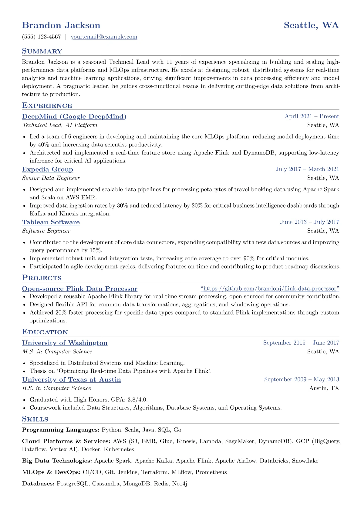 Data Platform & MLOps Lead version - Page 1