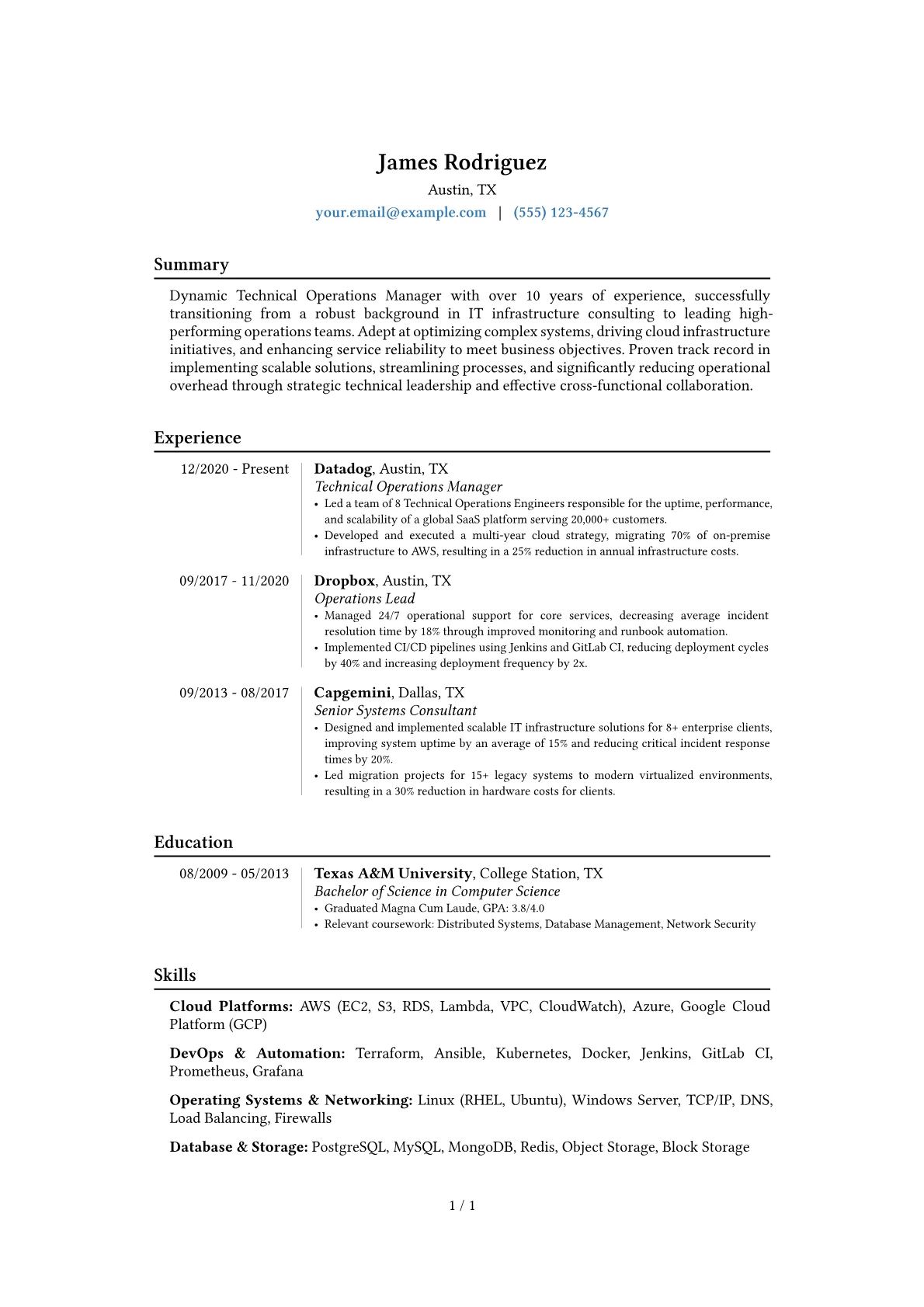 Career changer version - Page 1