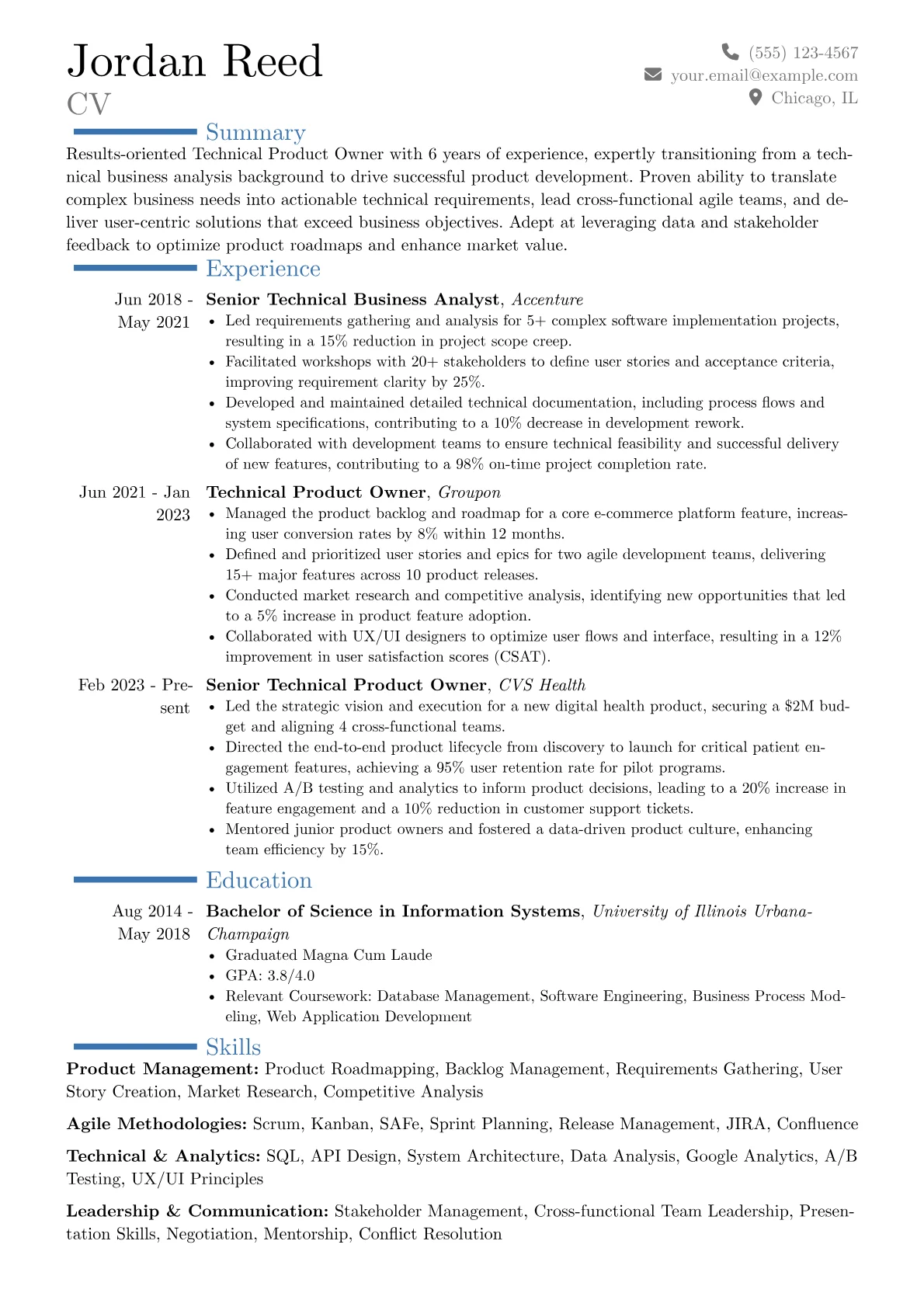 Career changer version - Page 1