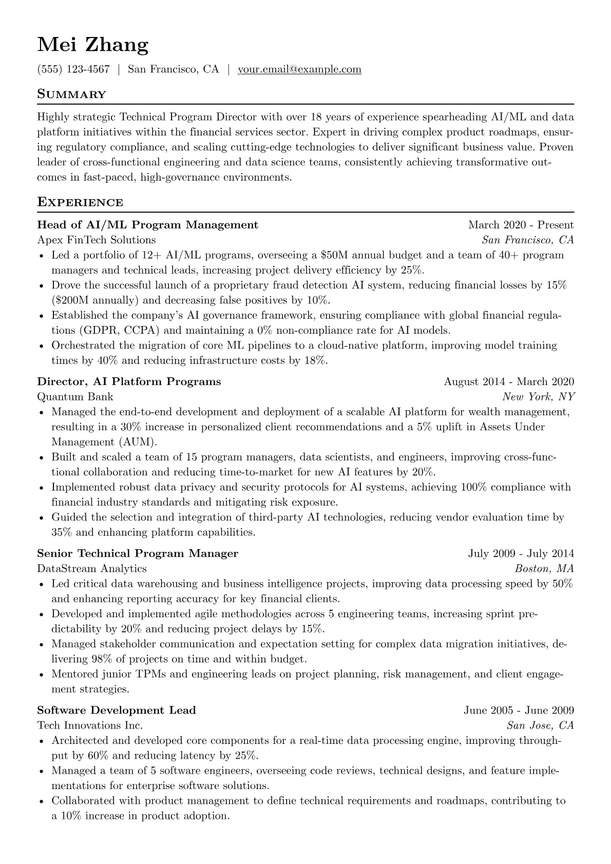 FinTech AI Director version - Page 1