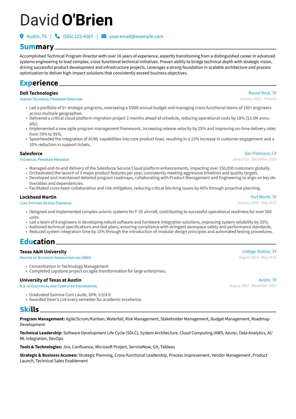 Career changer version - Page 1