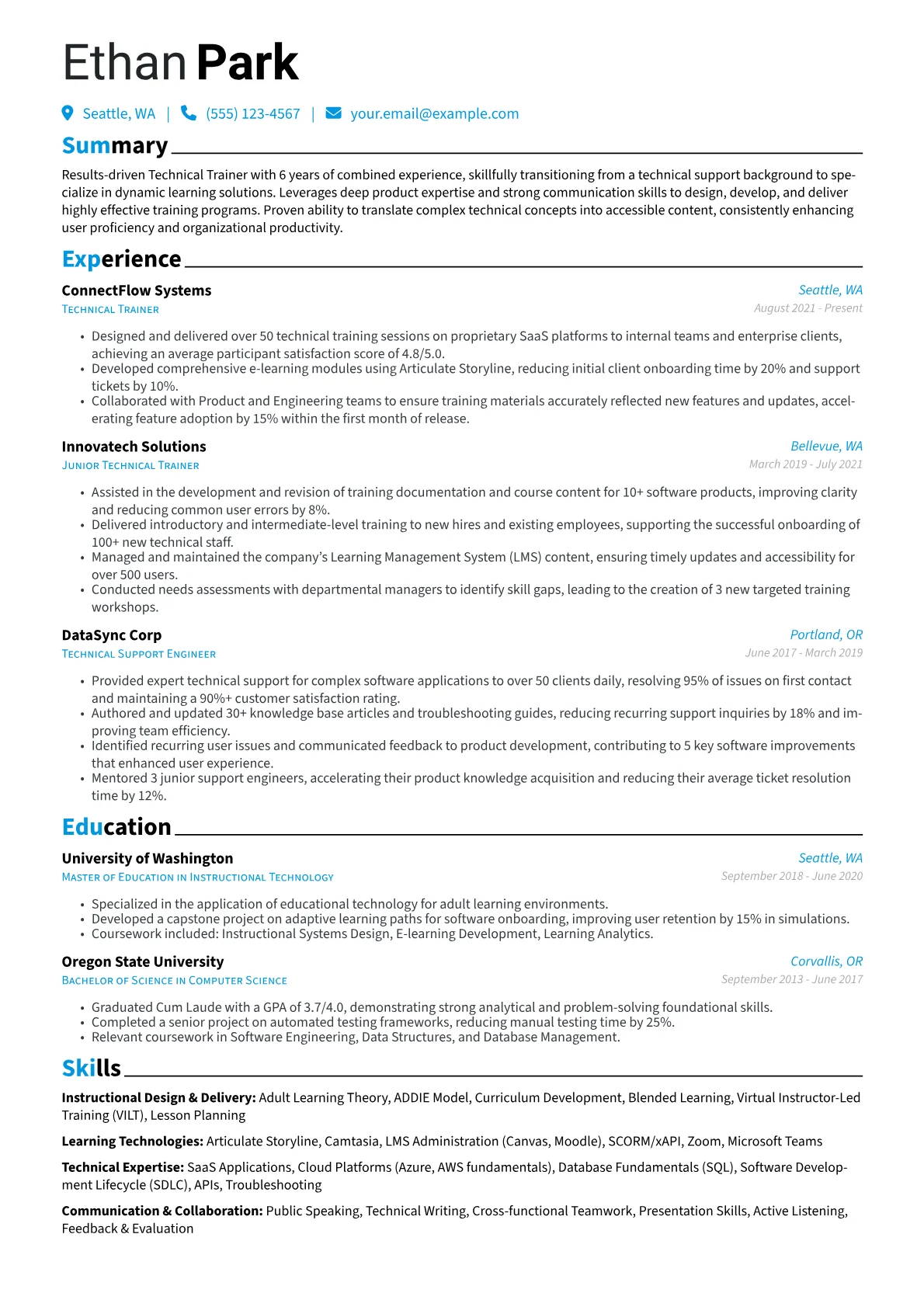 Career changer version - Page 1